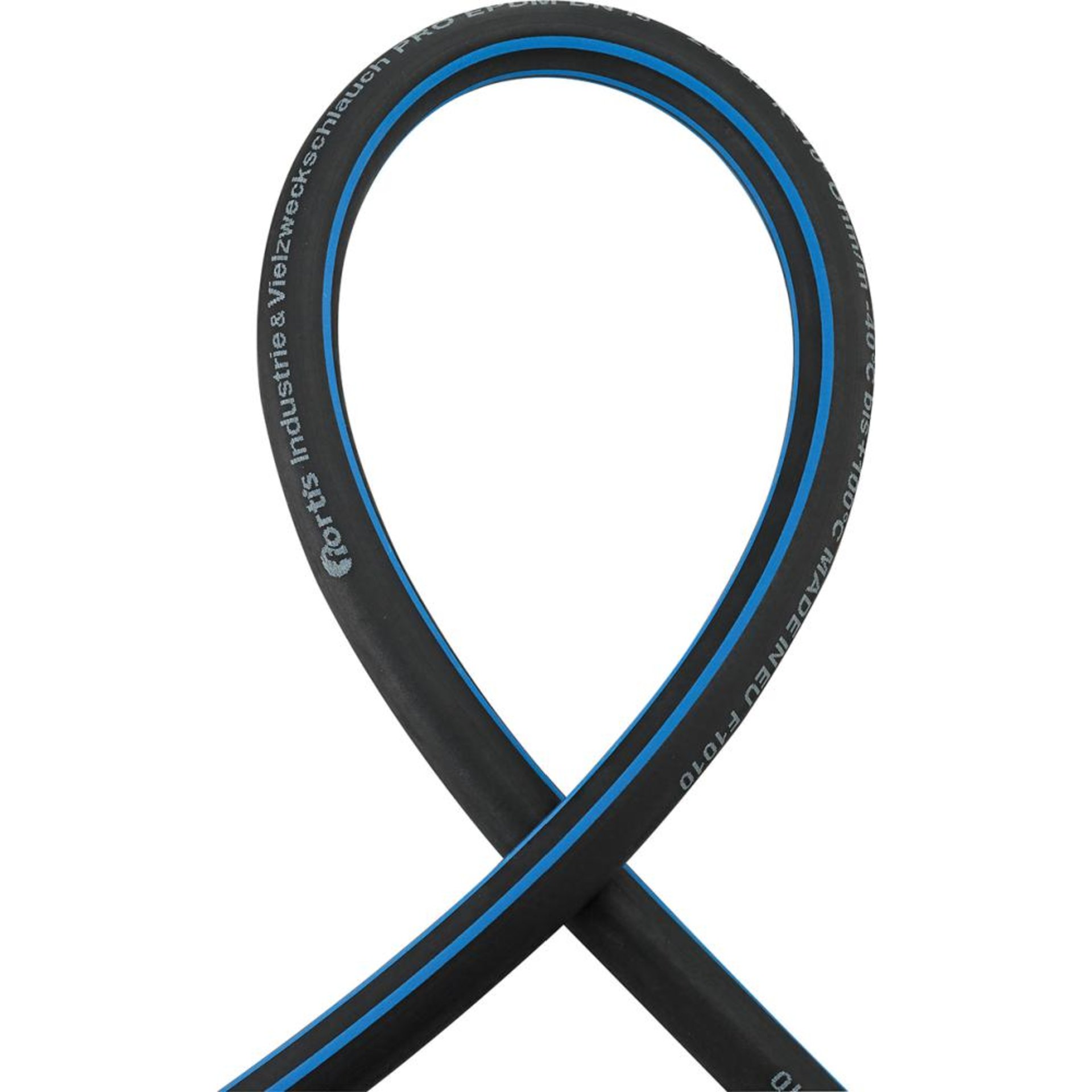 Industrie-und Vielzweck schlauch PRO, EPDM, schwarz/blau, 8x3,5mm, 40m FORTIS