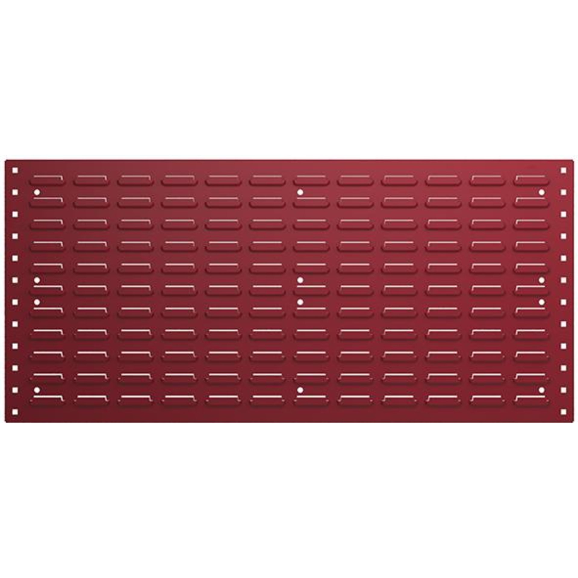 Schlitzplatte B991xH457 mm purpurrot RAL 3004 bott