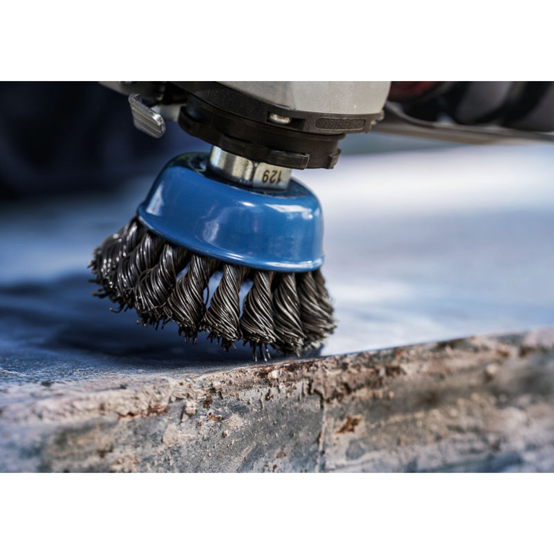 PRO Metal heavy Topfbürste, 75 x 0,5 mm, Gewinde