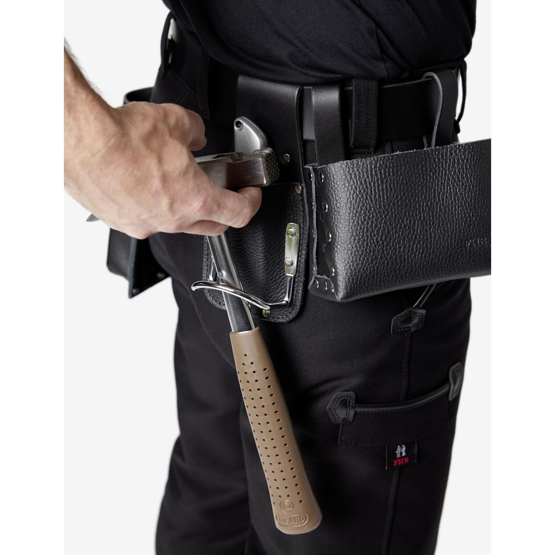 KARLO Hammerhalter mit Messertasche schwarz