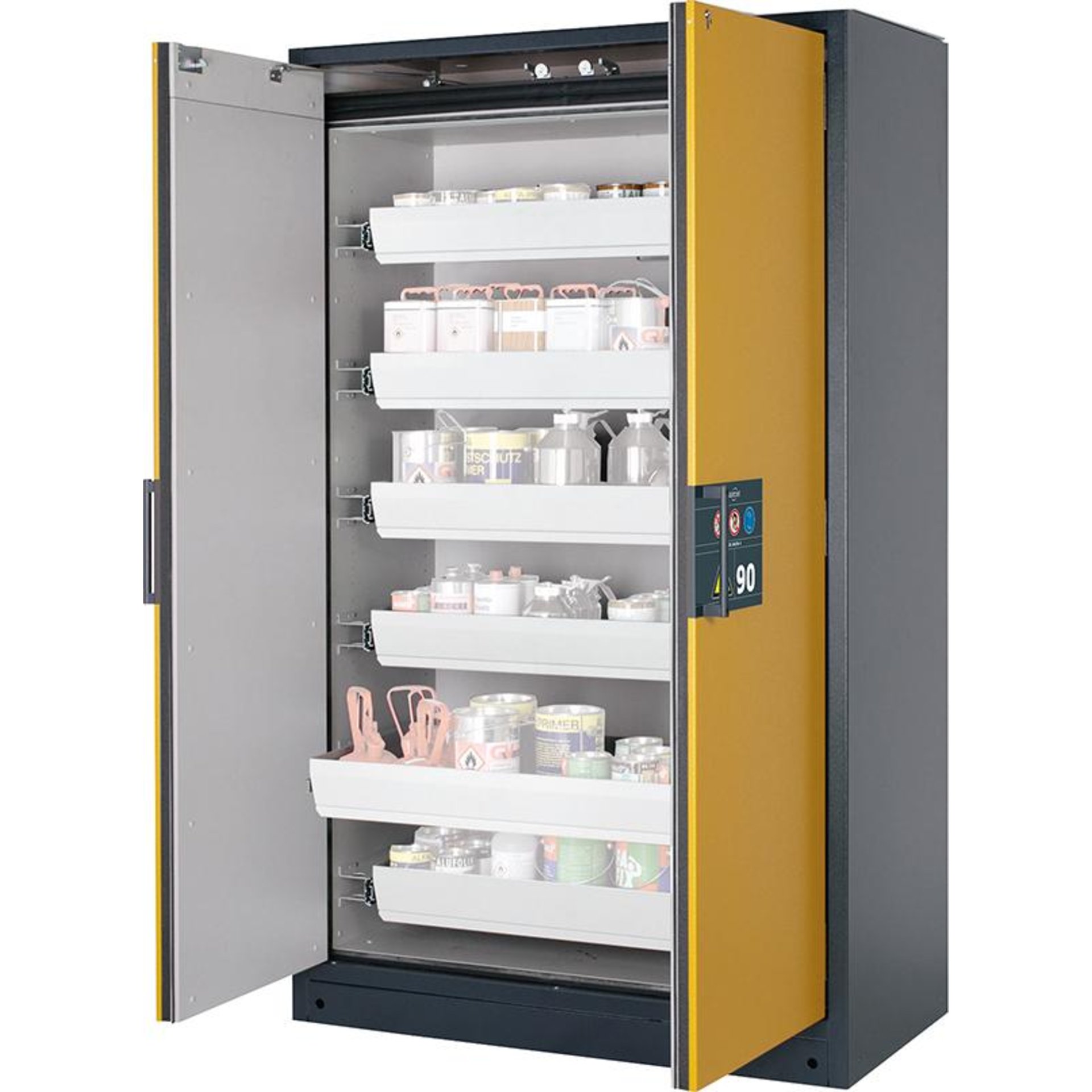 Gefahrstoffschr. Q-Clas90B1200mm,6VA