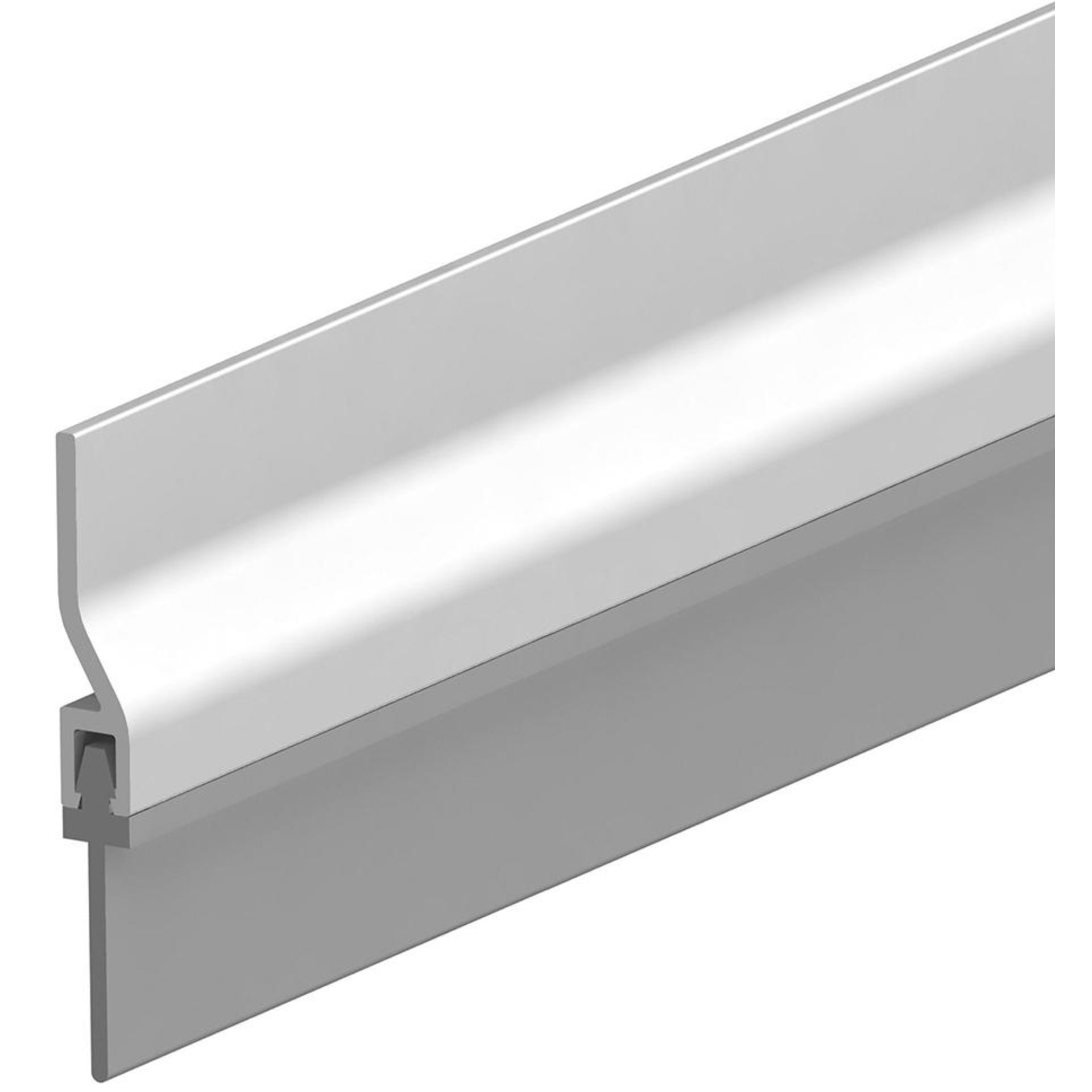 Türbodendichtung ADS-RL z. schrauben Alu silber, H 32 x L 2500mm
