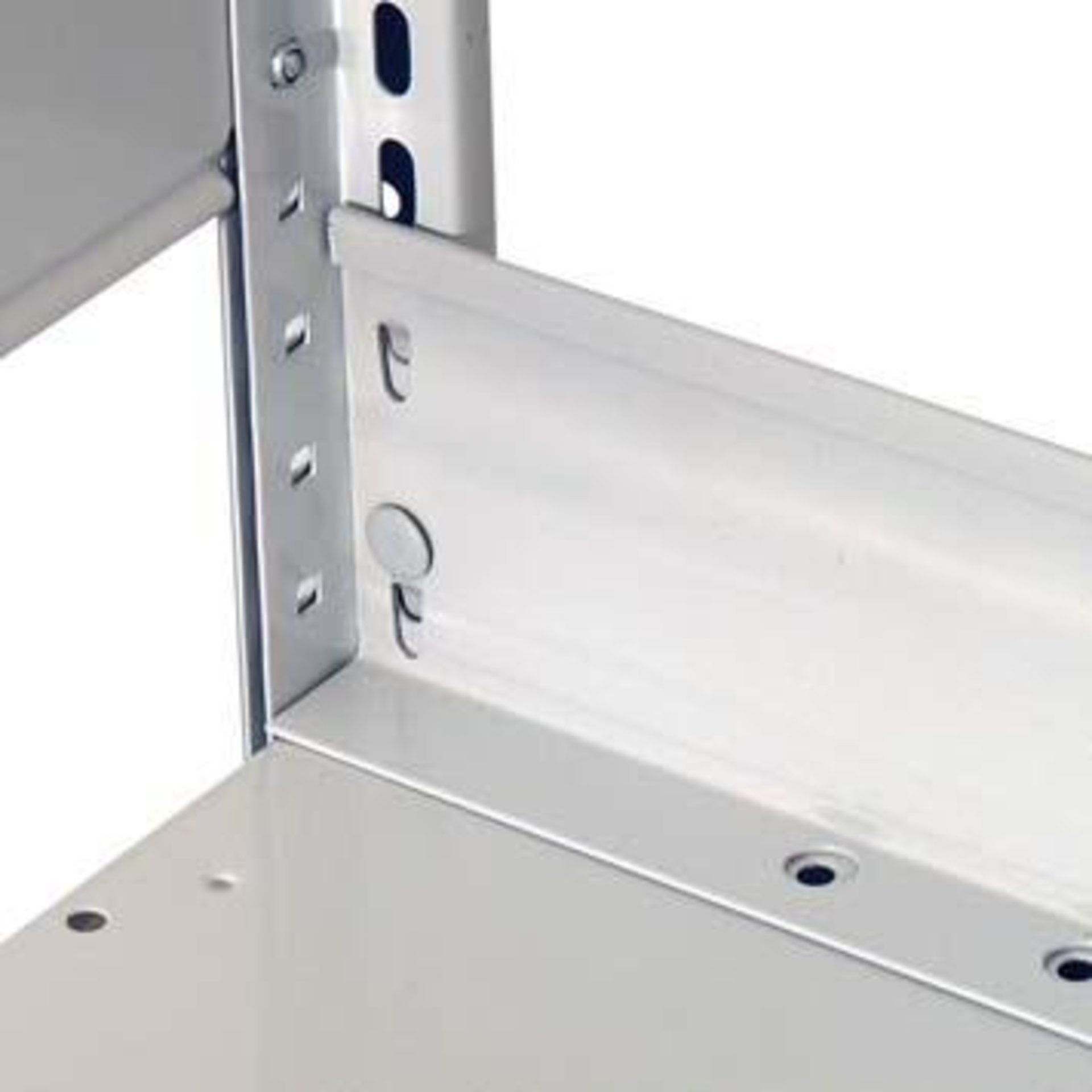 Schüttgutleiste B750xH90 mm für Fachboden 250-330kg verzinkt