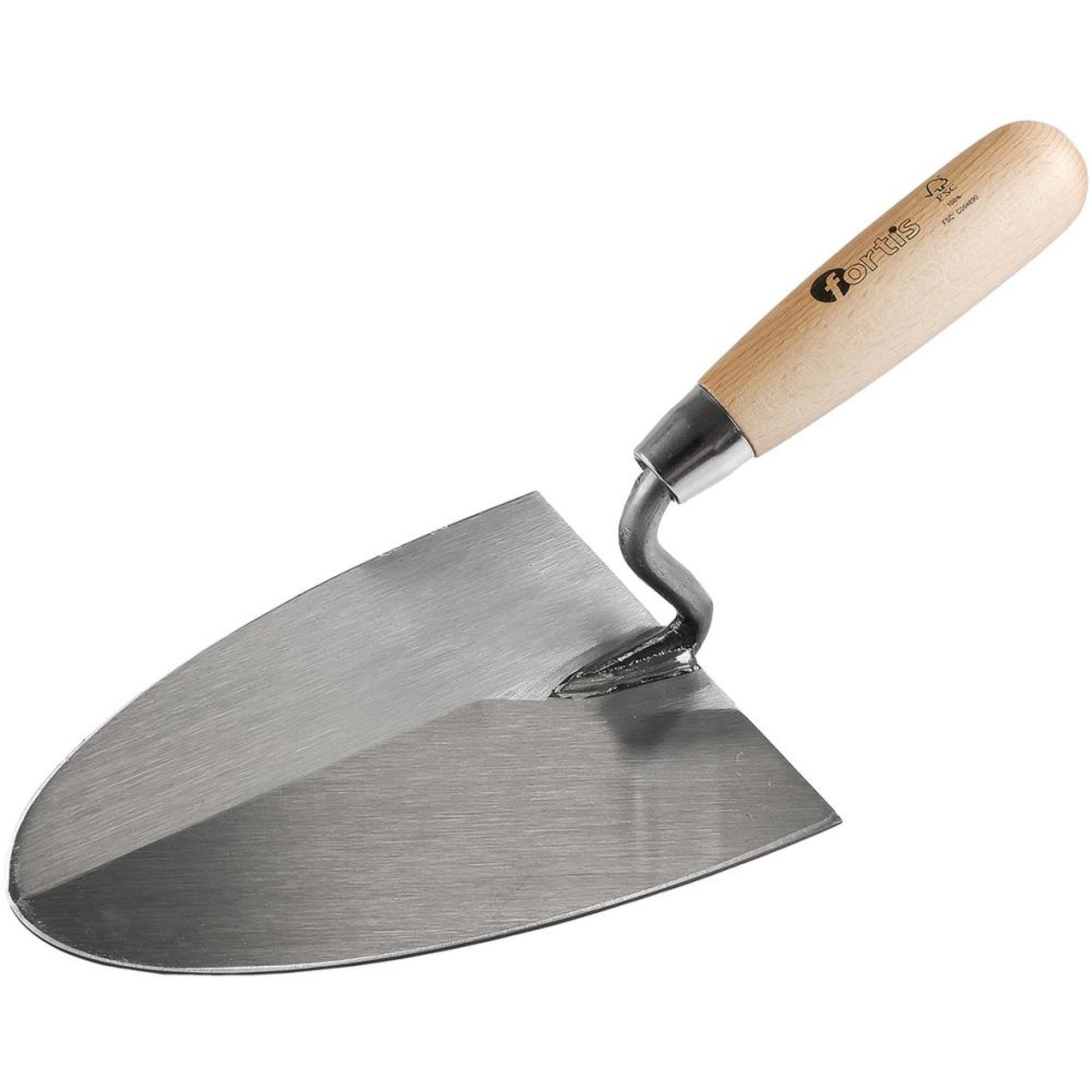 Ziegelkelle Floreff 190mm, S-Hals, geschliffen FORTIS Bau