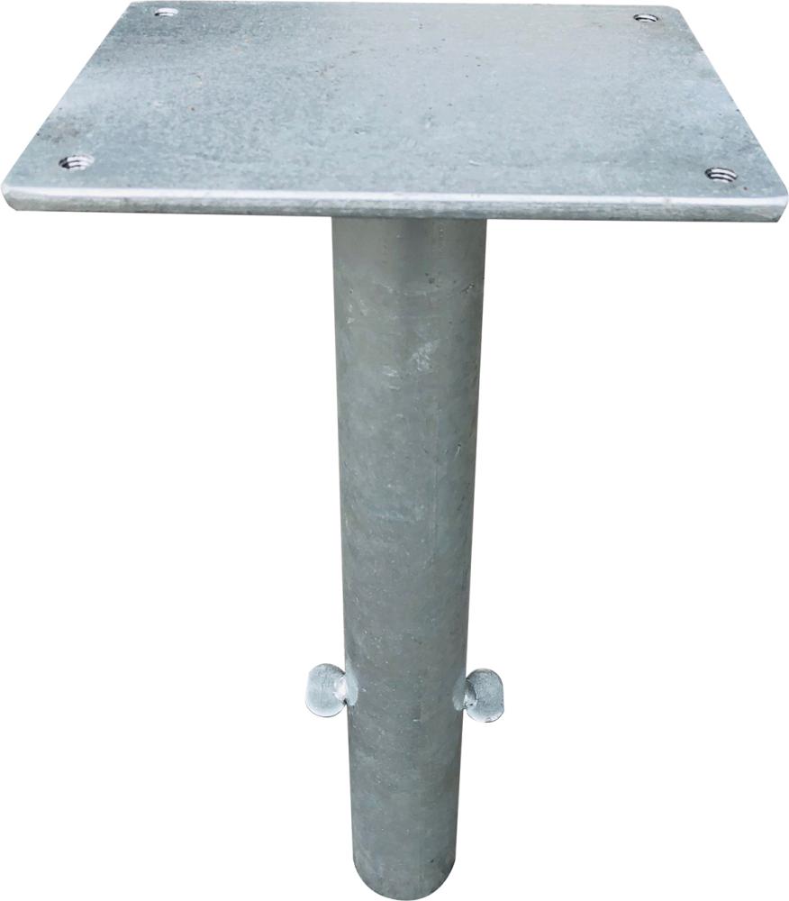 Bodenhülse verz. incl. Schrauben Bodenhülse verz. incl. Schrauben