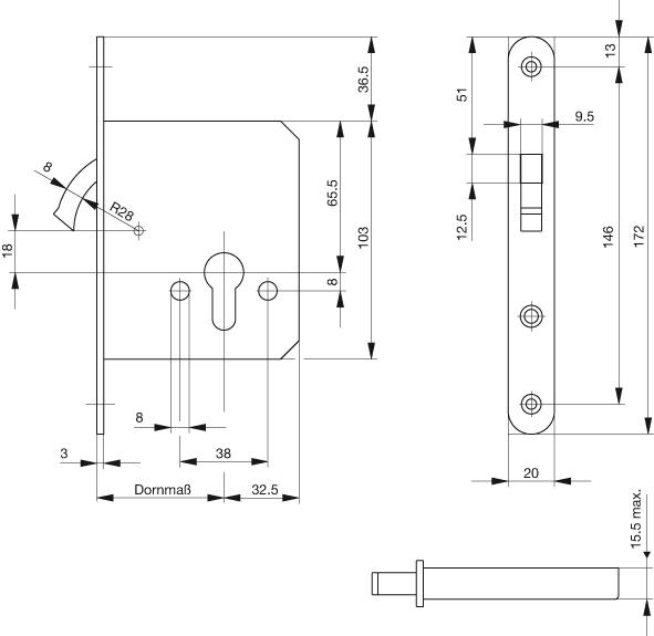 ZT-Schieb.Schl.o.W.PZ, D55,20rd.0371,Zirk.ERgeb