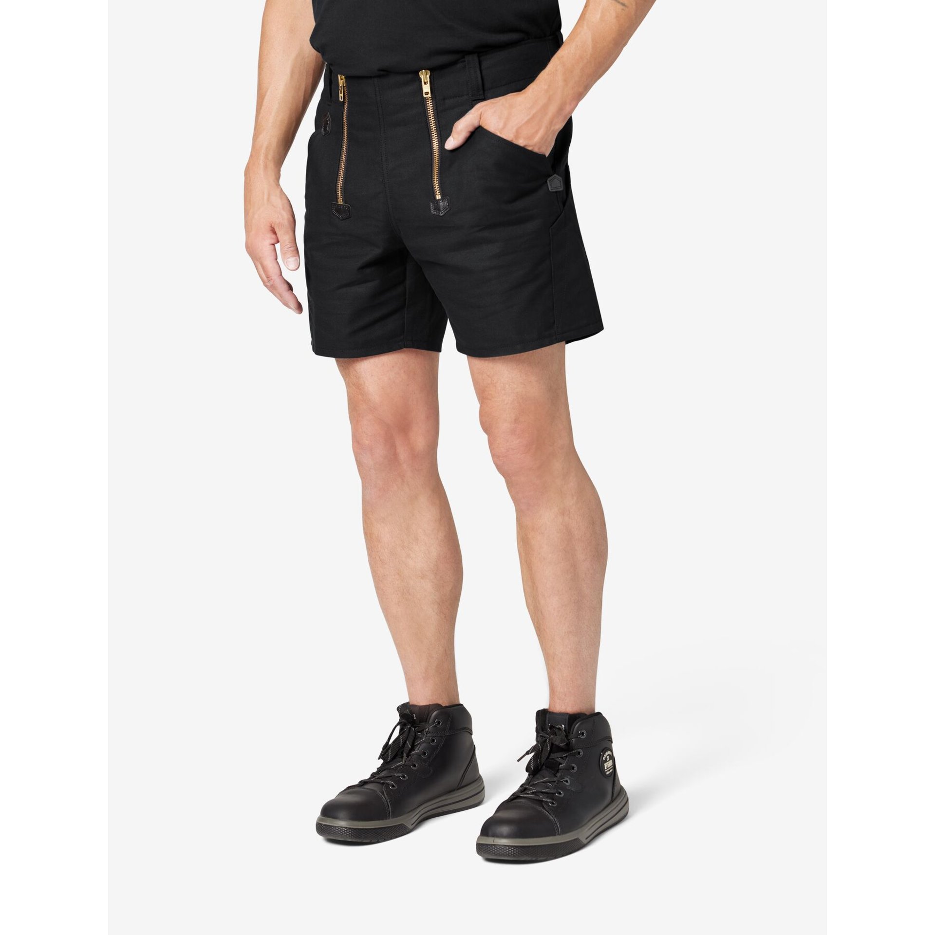 JO Zunft-Shorts kurz Rips-Moleskin schwarz 50