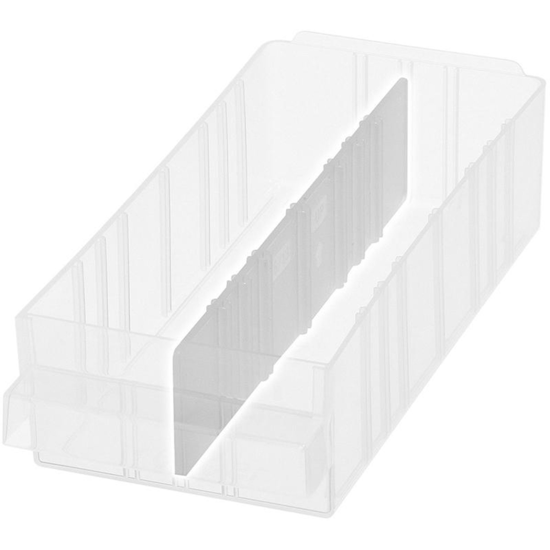 Trennwand längs für Schublade Typ 150-01 transparent Satz = 24 Stück RAACO