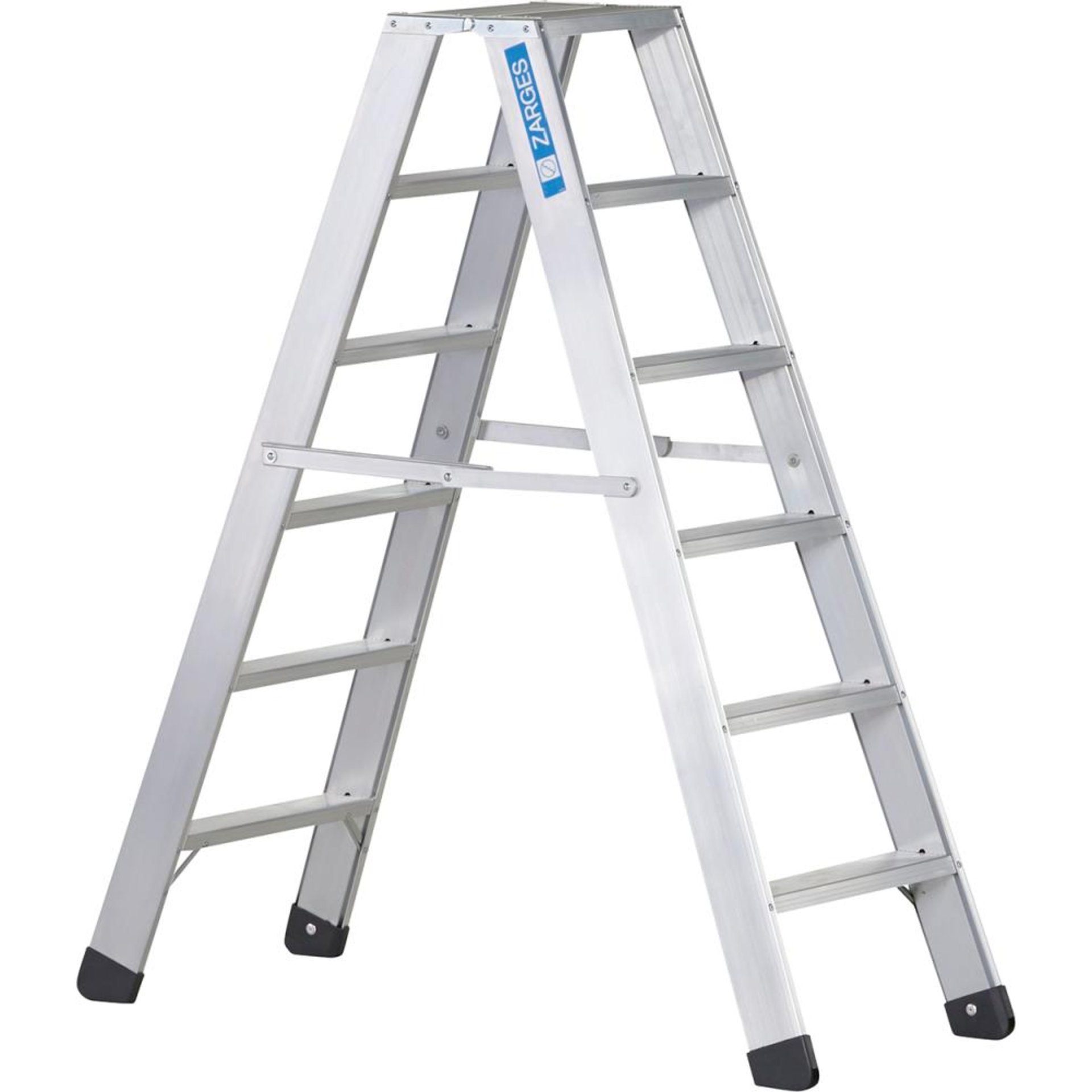 Stufenleiter Seventec B 2x6 Stufen Leiterlänge 1,43 m Arbeitshöhe 2,85 m ZARGES