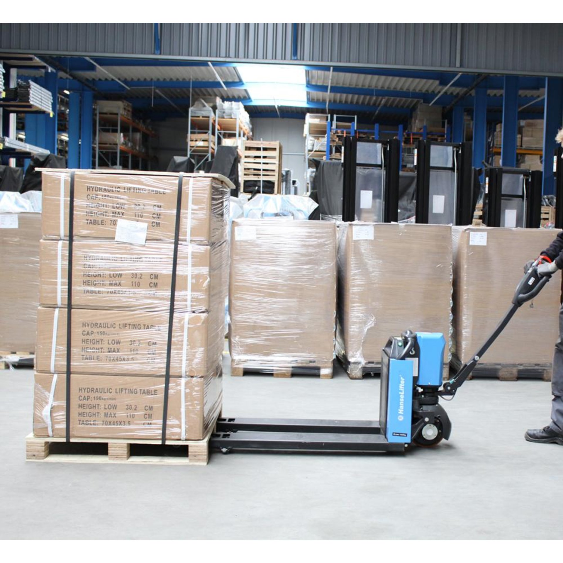 Elektro-Hubwagen Lithium-Ionen 1.500 kg Tragfähigkeit