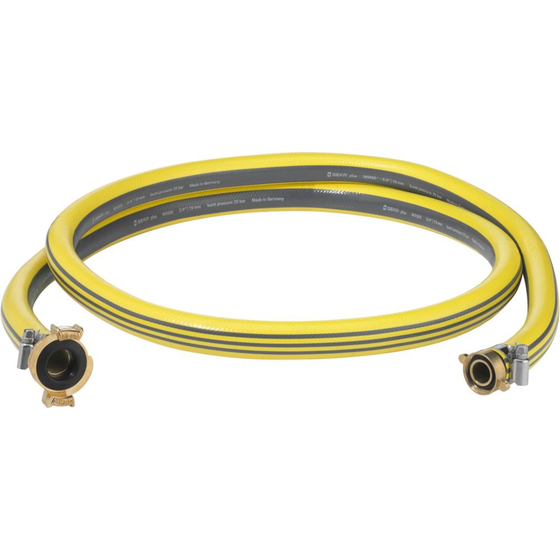 GEKA plus automatischer Schlauchaufroller EA15SK,Edelstahl, inkl. 12,5m PVC-Schlauch 3/4" & Arm.