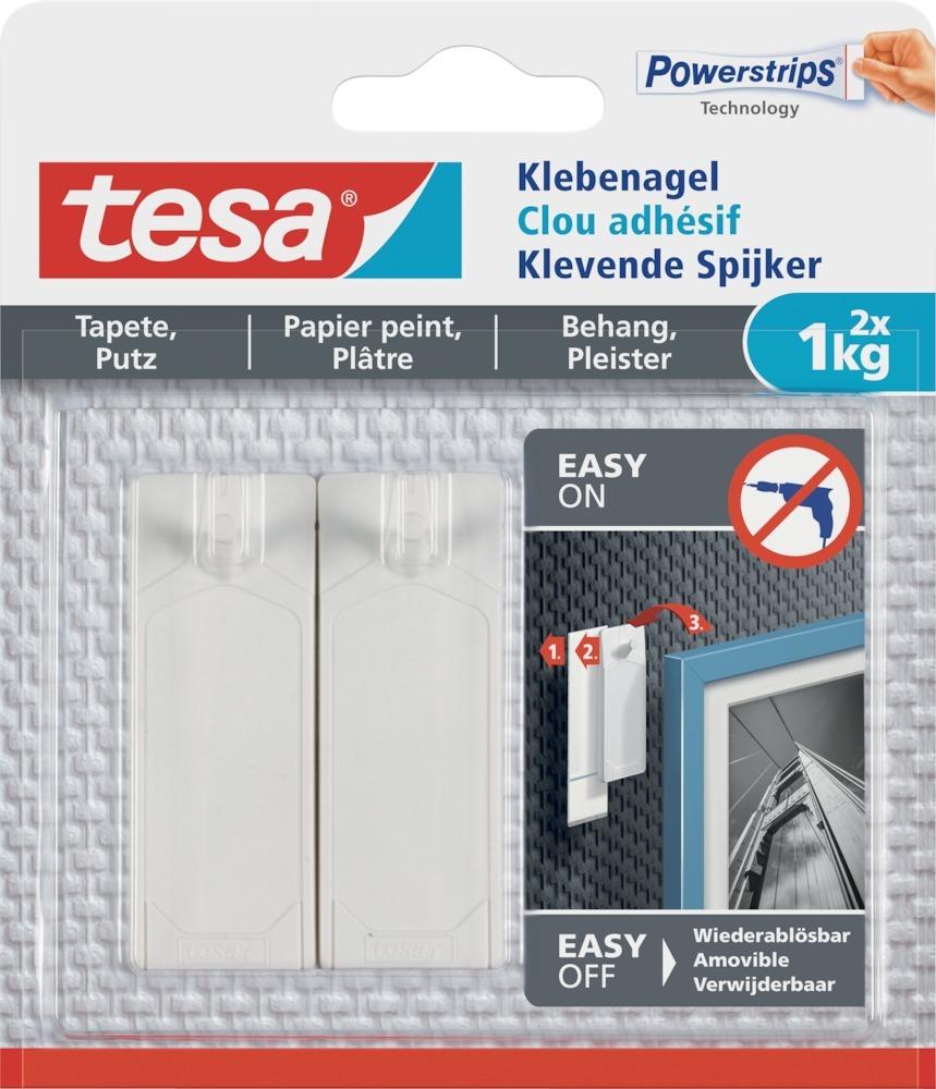 tesa Klebenagel für Tapete u. Putz Haftkr.1kg verstellb