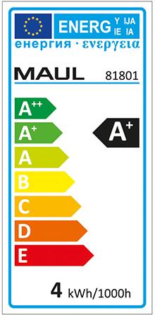 Akku LED-Leuchte MAULseven grau