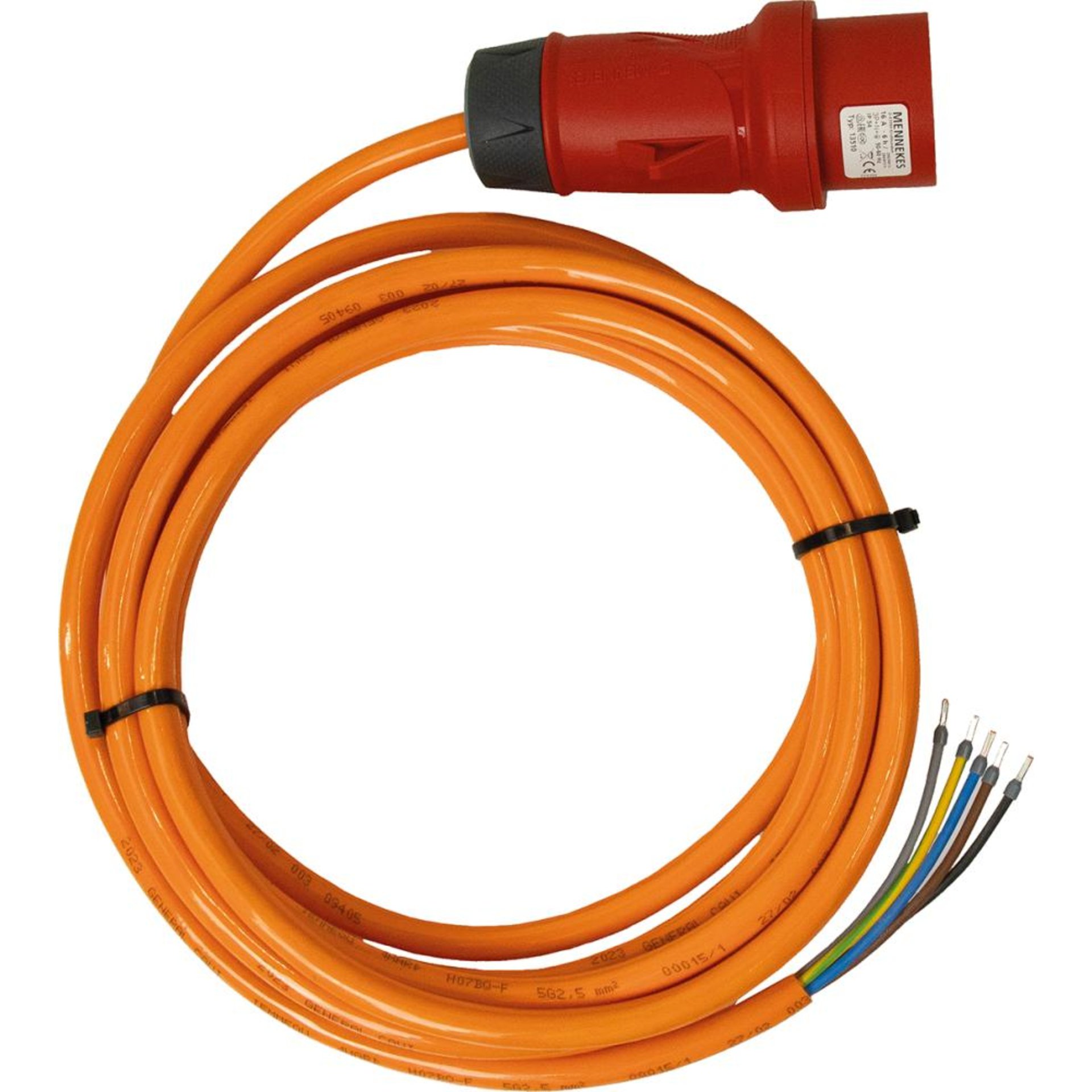 CEE-Verlängerungskabel 5m H07BQ-F5G2,5 16A IP54 PowerTOP Xtra Mennekes