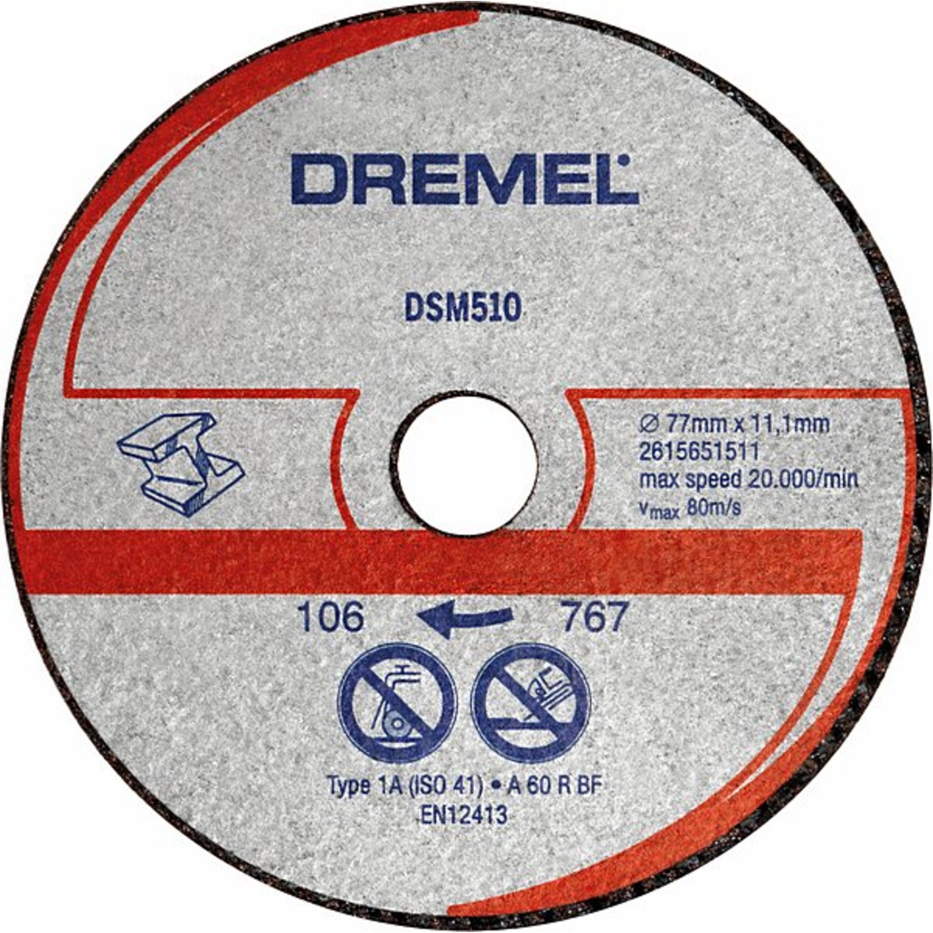 DREMEL® DSM20 Metall- und Kunststofftrennscheibe