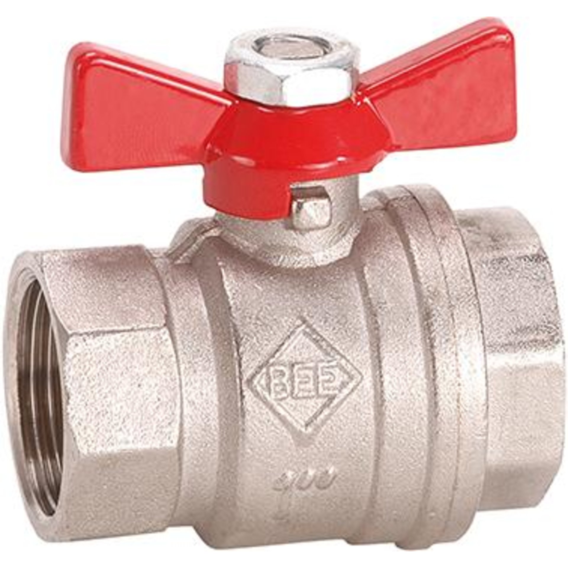 Kugelhahn BR 990.2 Flügelgriff, IG/IG G 3/8", PN40, Messing BEE