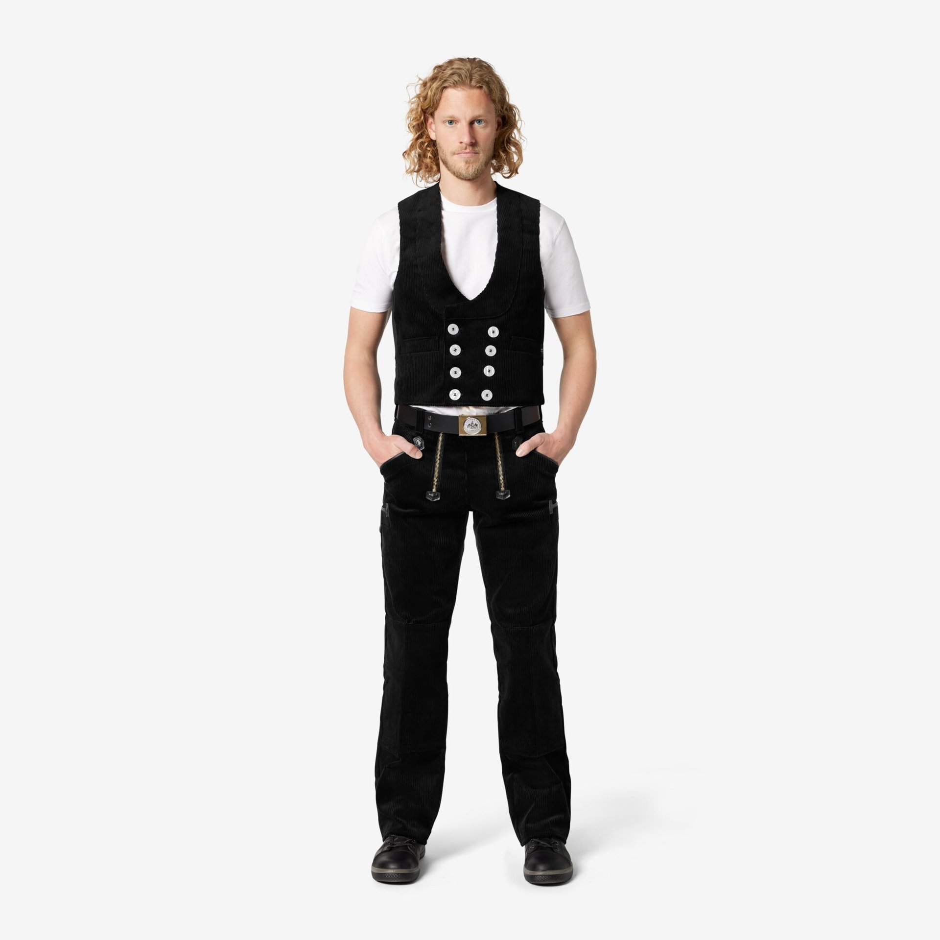 KAI Zunfthose Trenkercord schwarz 64