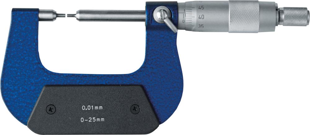 Format Bügelmessschraube abgesetzte Messfläche 0-25mm Format Bügelmessschraube abgesetzte Messfläche 0-25mm