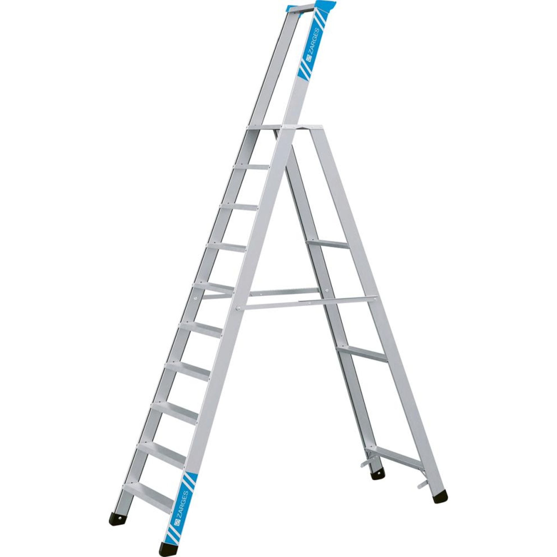 Stufenleiter Seventec S 10 Stufen Plattformhöhe 2,20 m Arbeitshöhe 4,20 m ZARGES