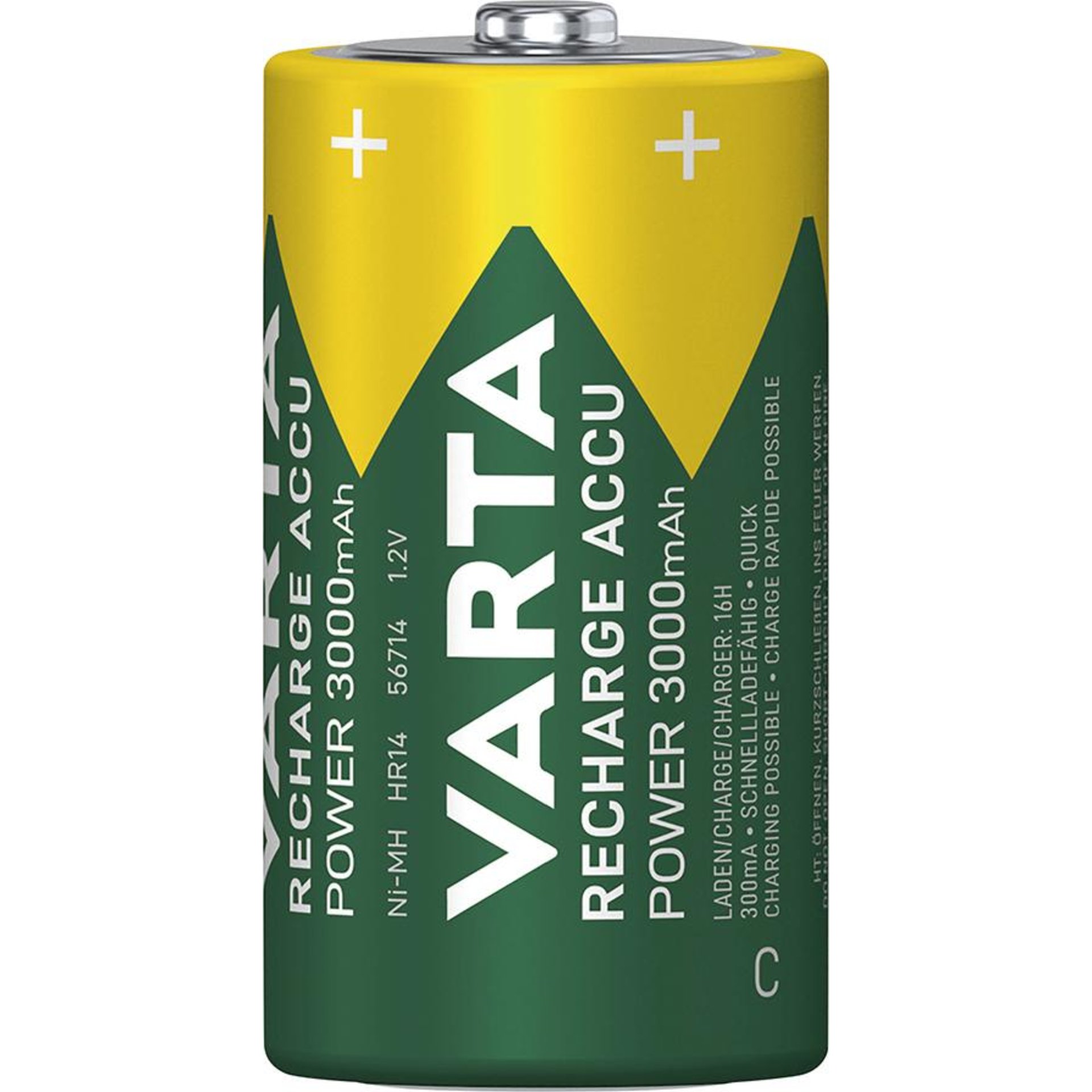 Akku RECH.ACCU C 2er Blister NiMH Kapazität 3000 mAh