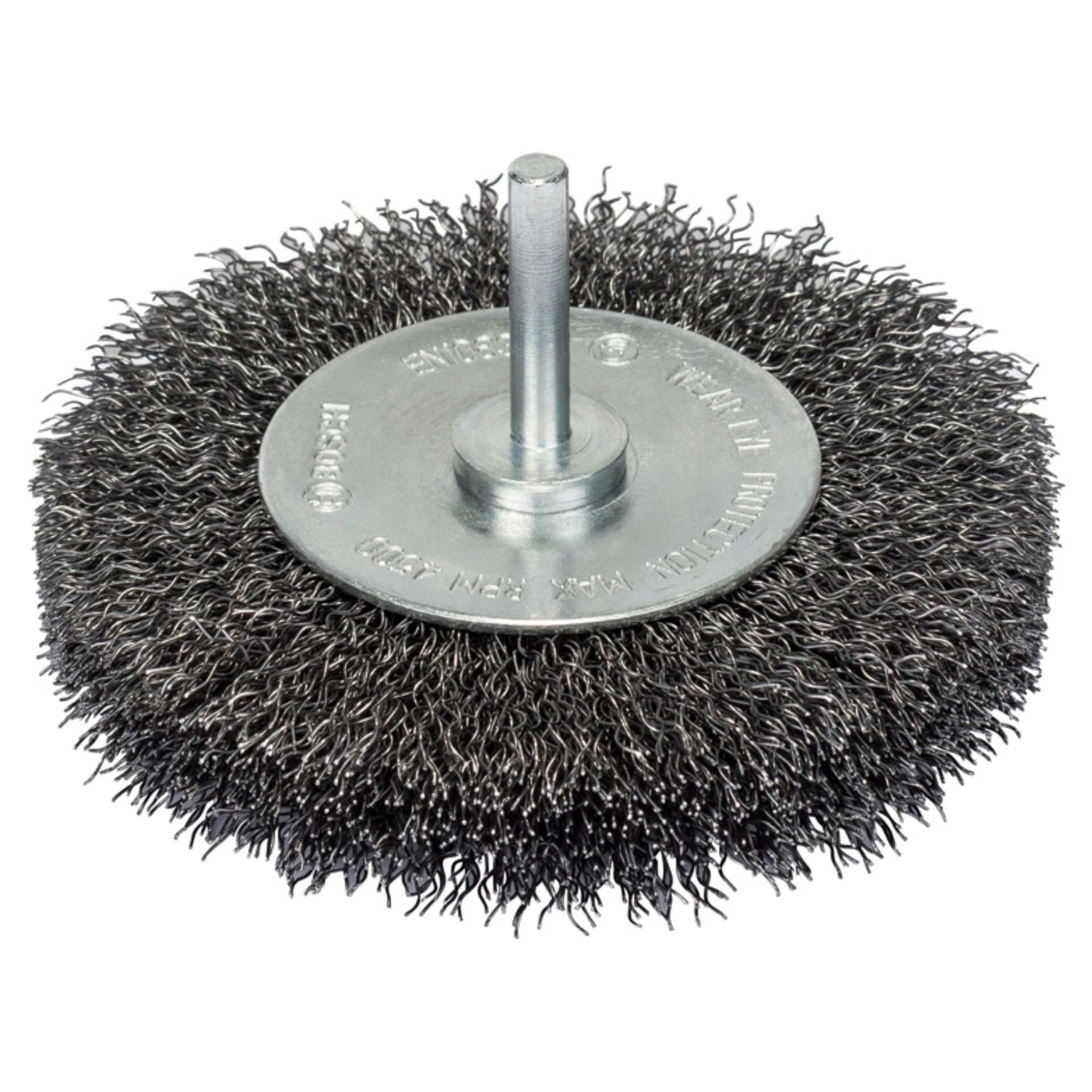 Scheibenbürste für Bohrmaschinen, gewellt, 100 mm, 20 mm
