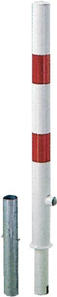 Absperrpfosten Passau 60 mm o.Öse Einbet. Absperrpfosten Passau 60 mm o.Öse Einbet.