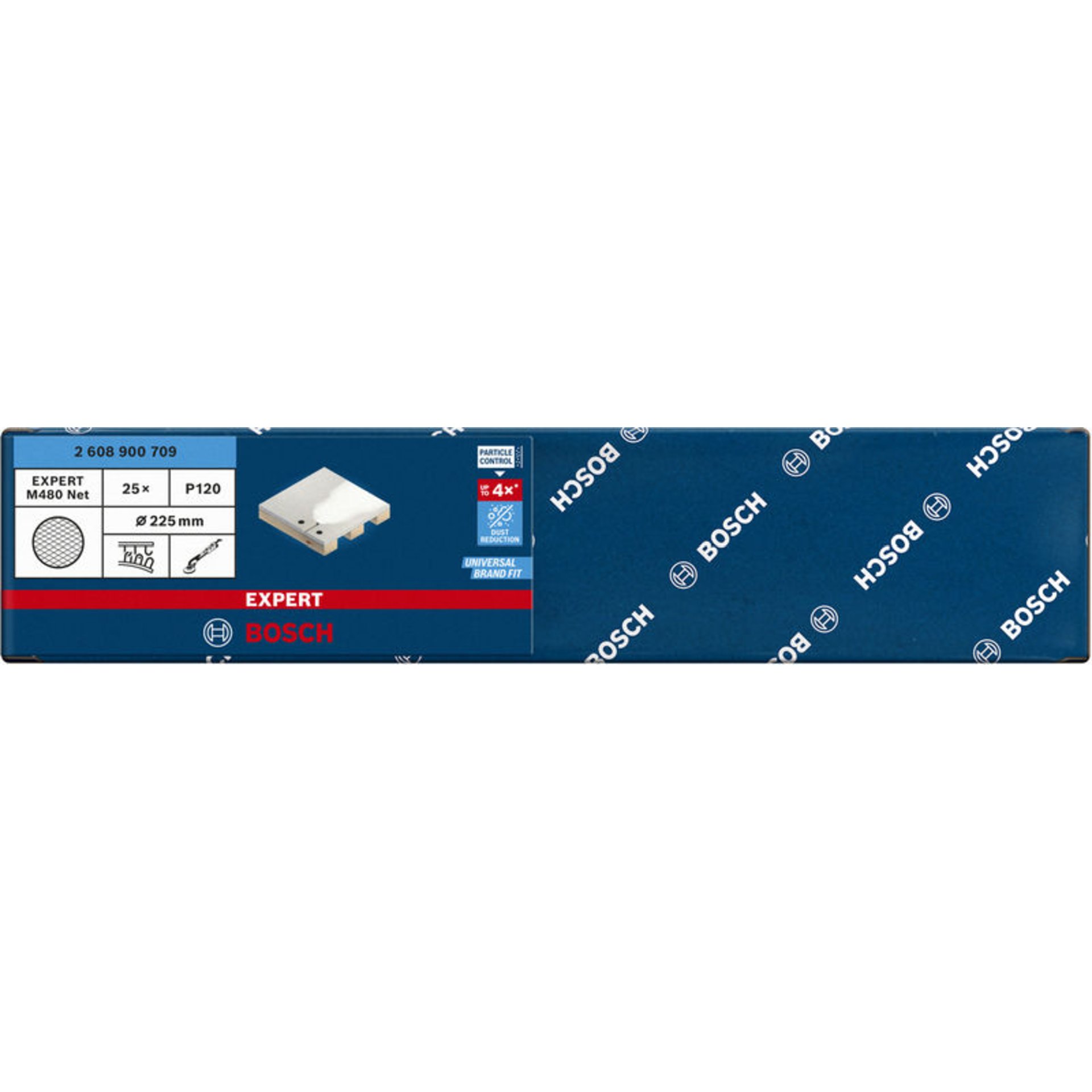 EXPERT M480 Schleifnetz für Trockenbauschleifer, 225 mm, K 120, 25 Stk.