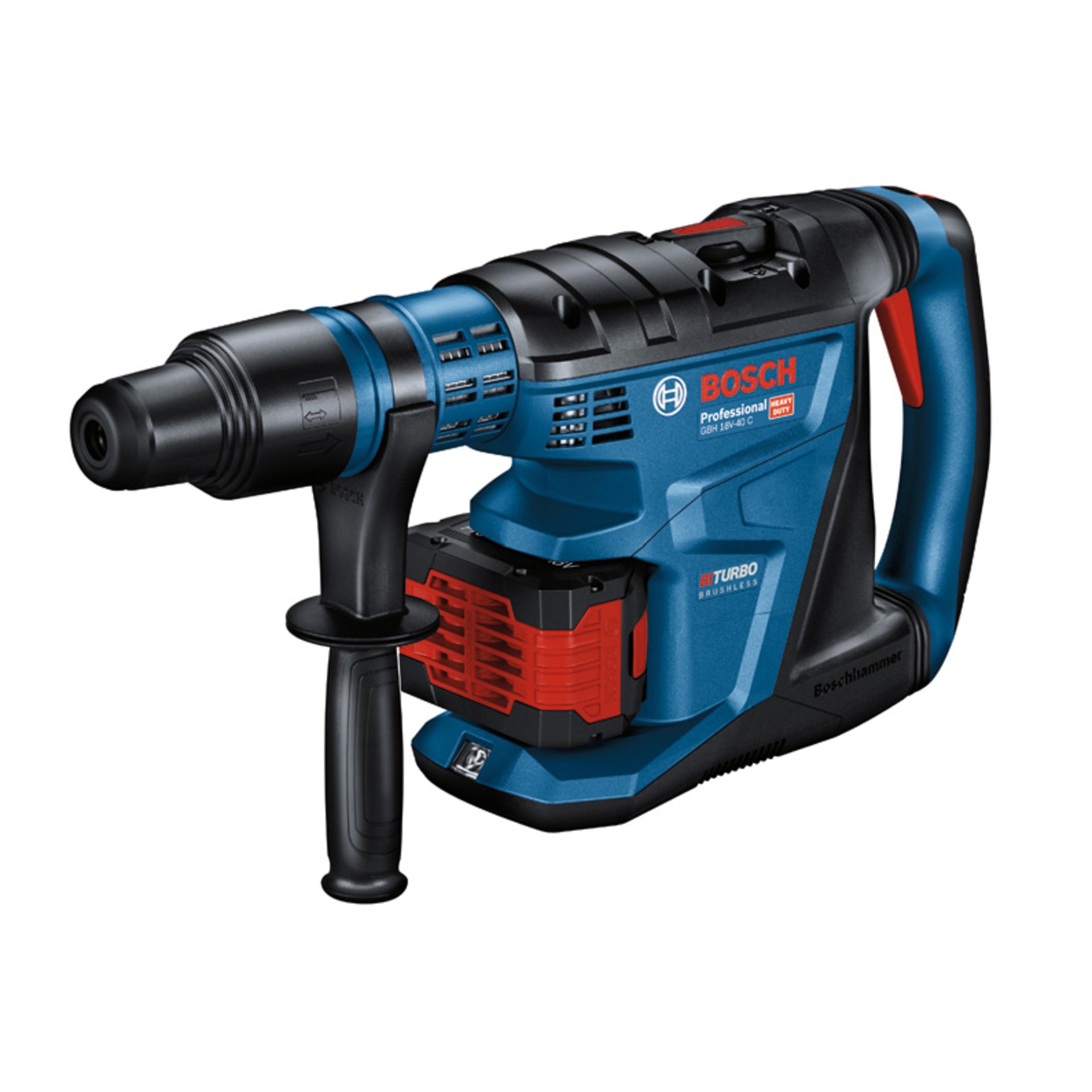 Akku-Bohrhammer BITURBO mit SDS max GBH 18V-40 C, 2 x Akku, XL-BOXX