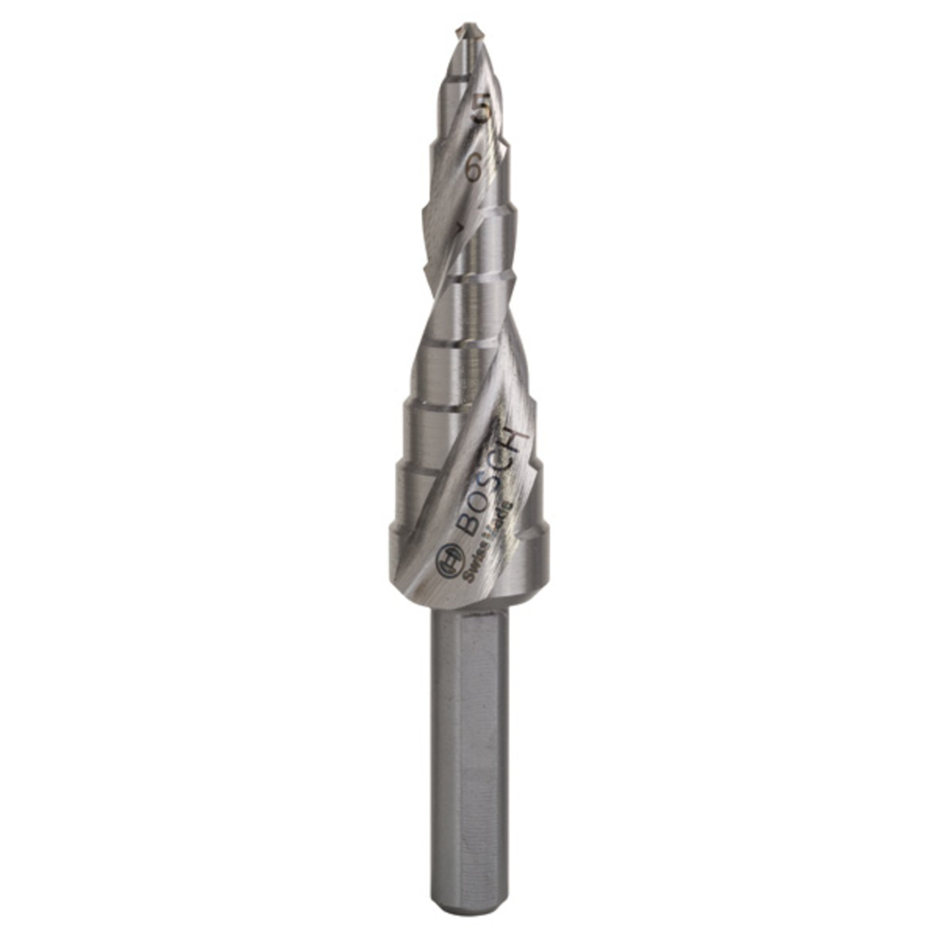 Stufenbohrer HSS, 4 - 12 mm, 6 mm, 66,5 mm, 9 Stufen