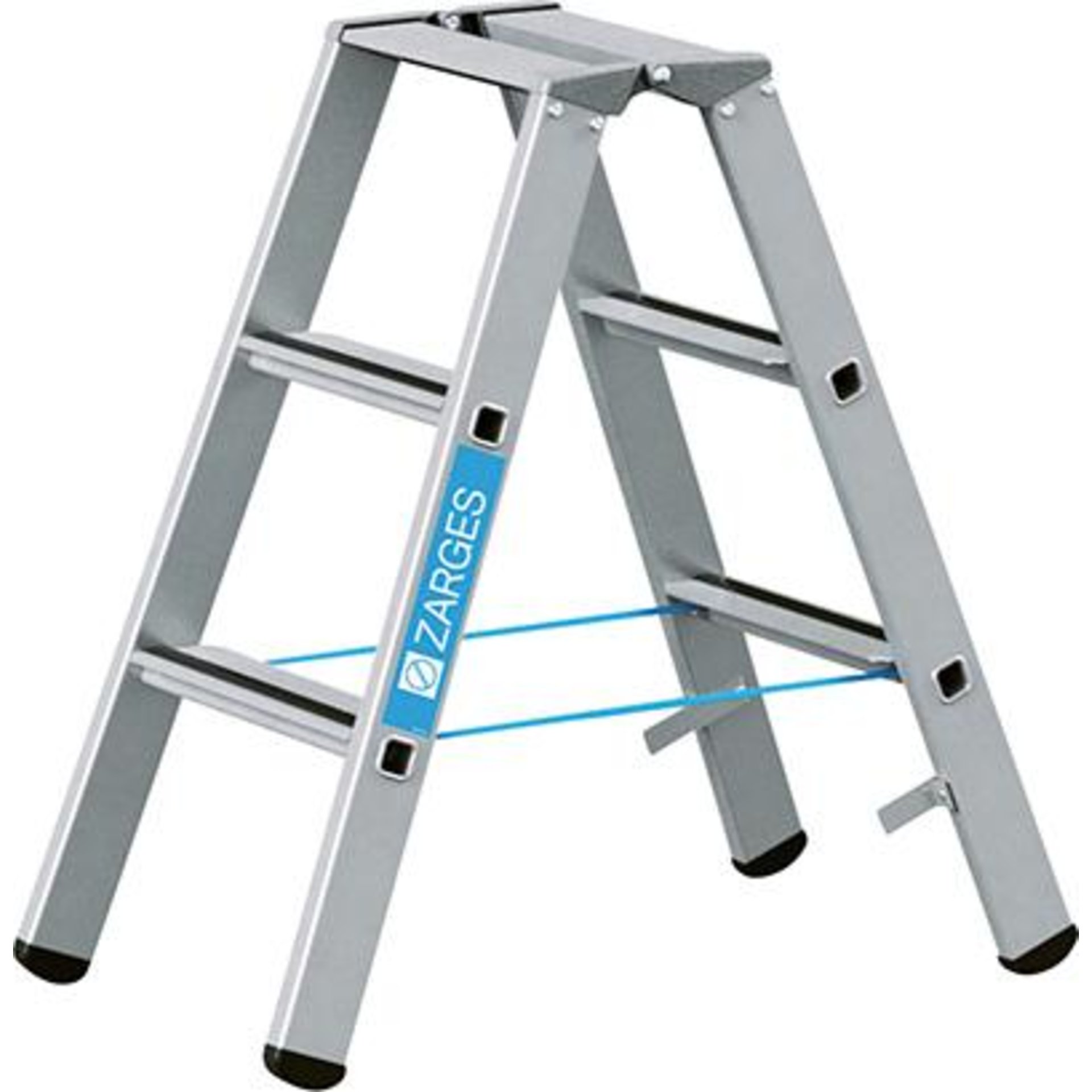 Stufenleiter Saferstep B 2x3 Stufen Leiterlänge 0,88 m Arbeitshöhe 2,30 m ZARGES