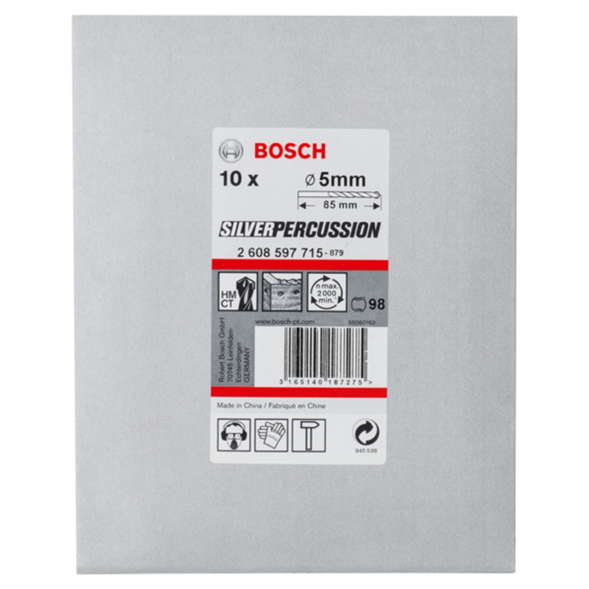 Betonbohrer CYL-3, 5 x 50 x 85 mm, d 4,5 mm, 10er-Pack