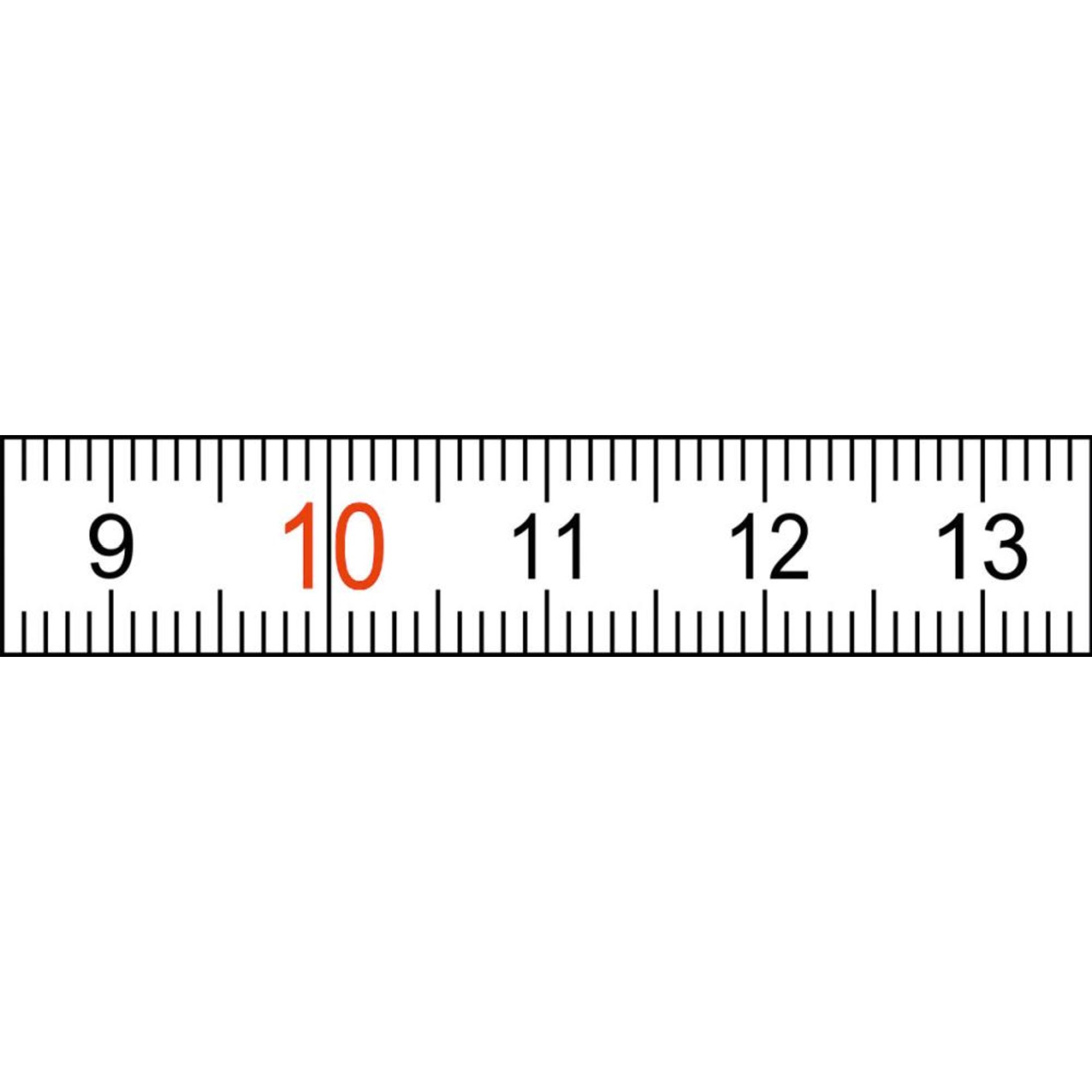Taschenbandmass m.Sichtf.3mx13mm weiss BMI