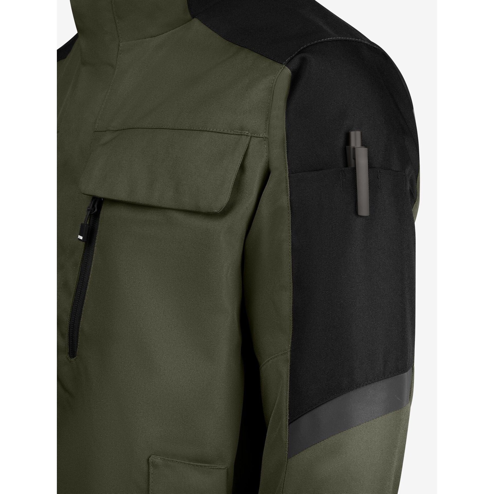 LARS Arbeitsjacke oliv-schwarz L