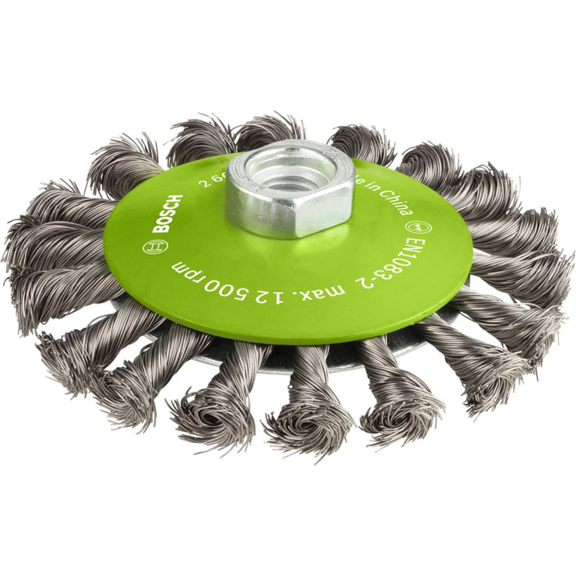 PRO Stainless Steel heavy Kegelbürste, 115 x 0,35 mm, Gewinde