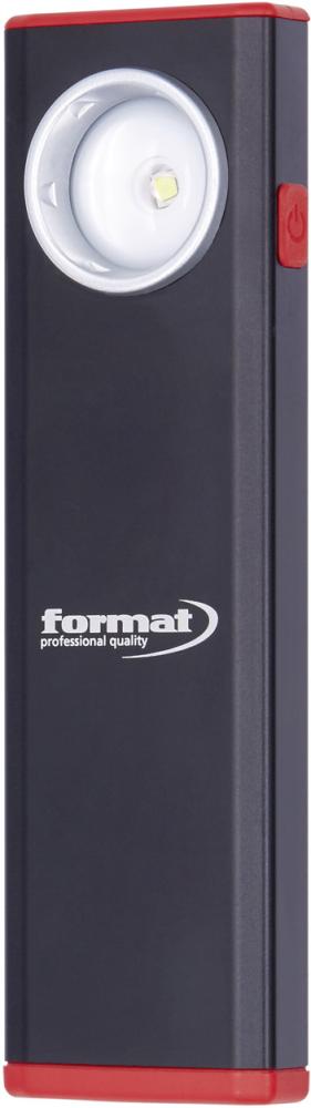 Handleuchte Akku LED Alu 380lm FORMAT