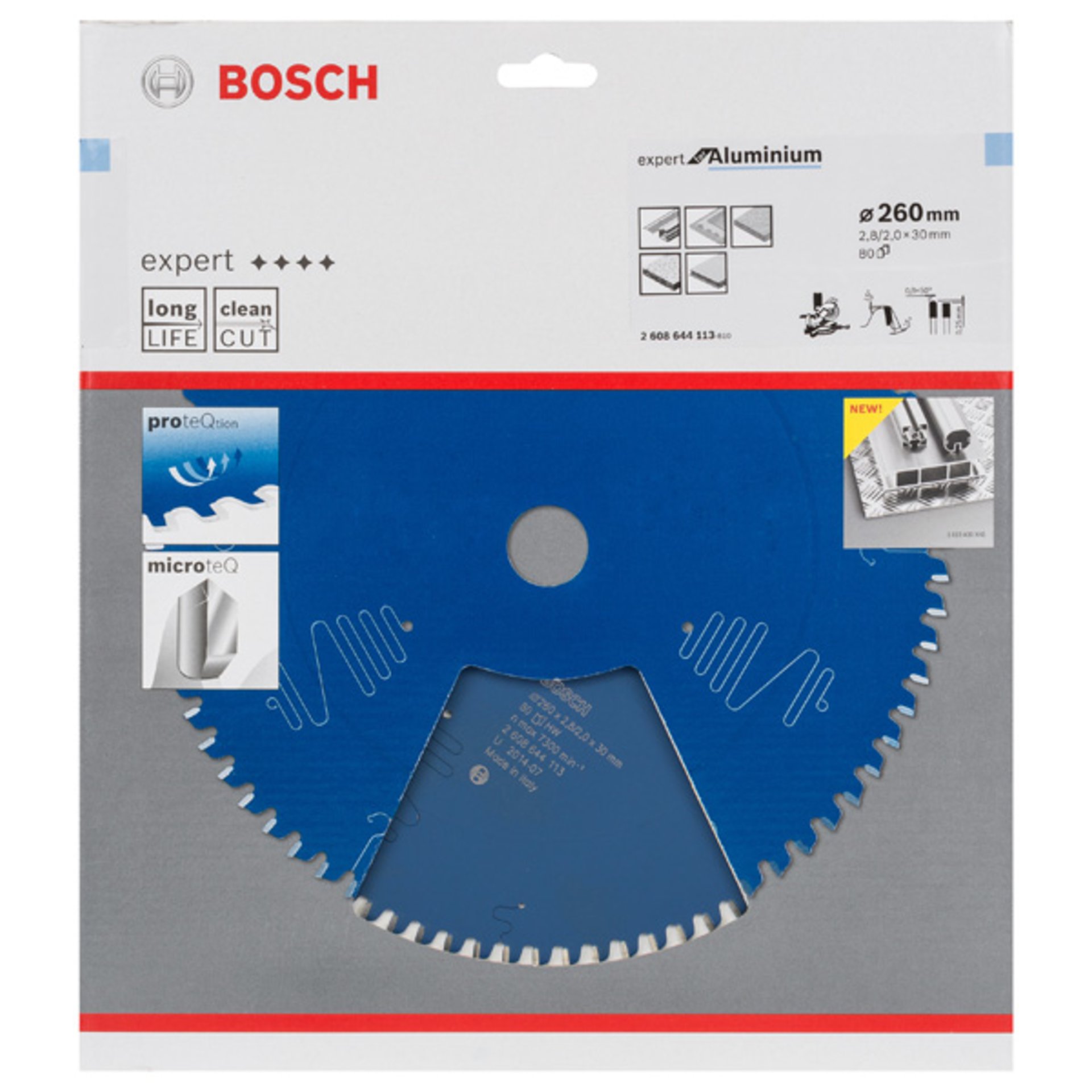 Kreissägeblatt Expert for Aluminium, B 260 x 30, Z80