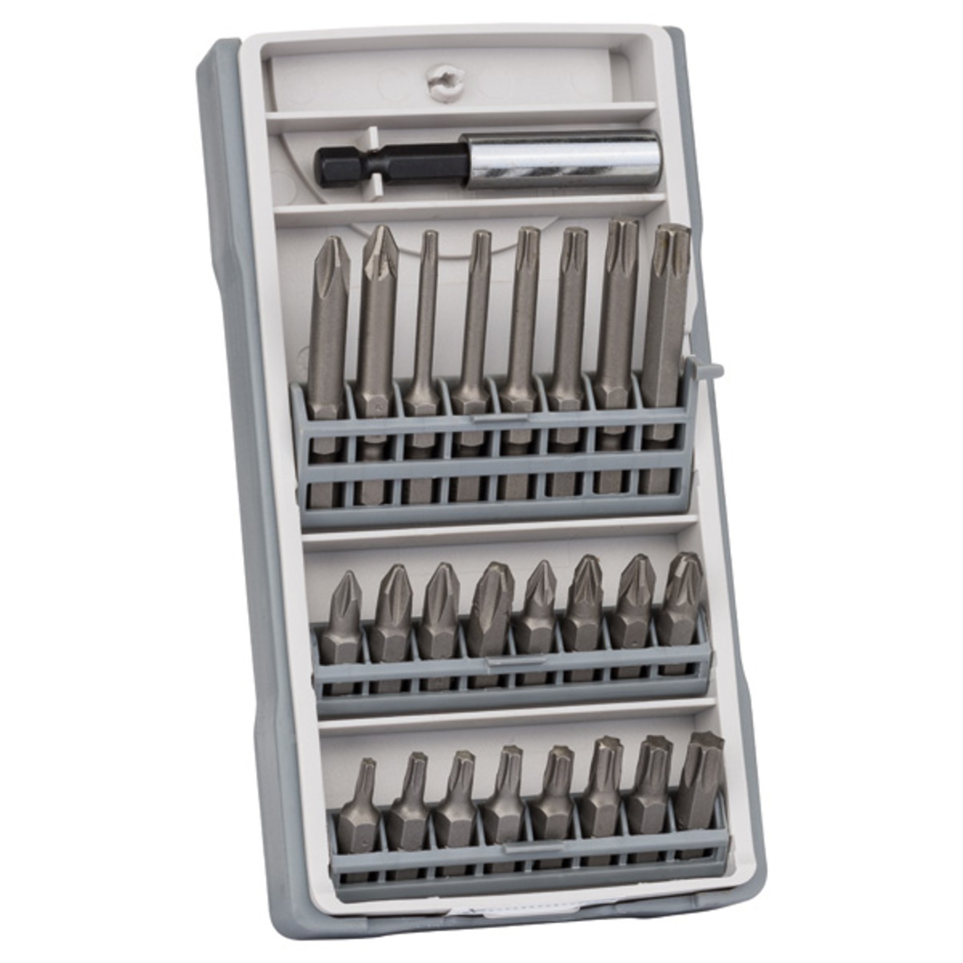 25-tlg. Schrauberbit-Set, PH/PZ/T