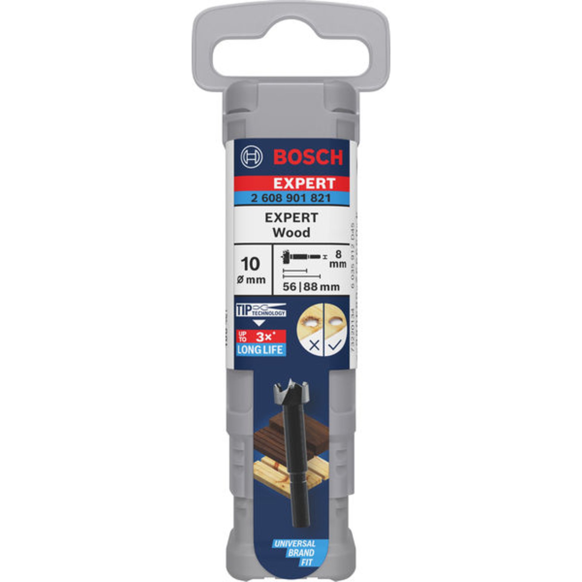 EXPERT Wood Forstnerbohrer, 10 mm