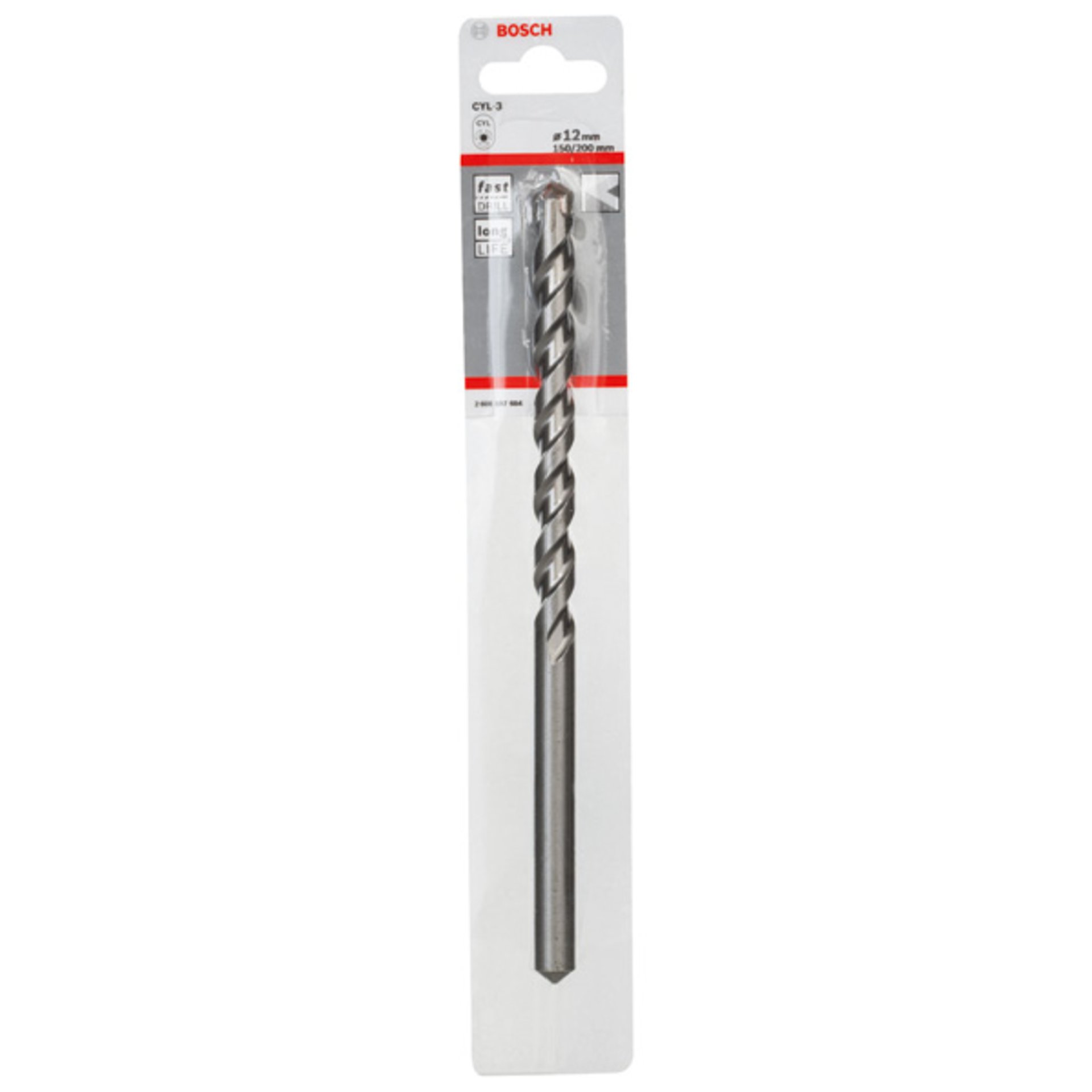 Betonbohrer CYL-3, 12 x 150 x 200 mm, d 10 mm, 1er-Pack