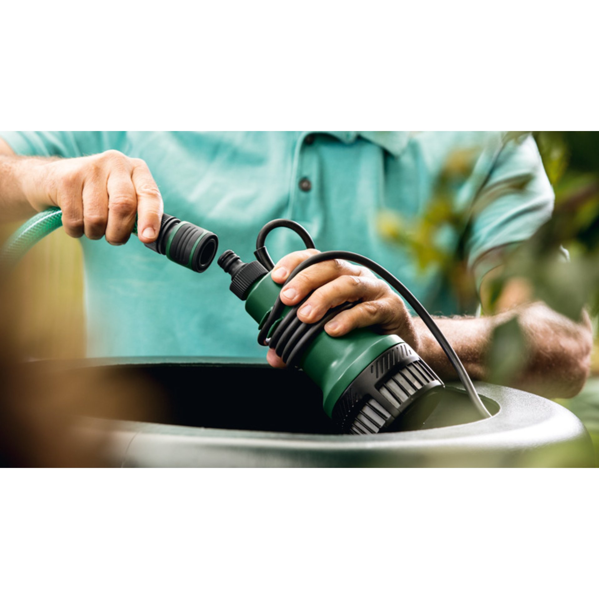 Akku-Regenwasserpumpen Zubehör Pumpeinheit
