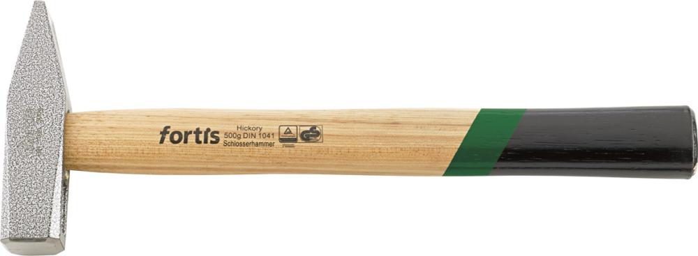 Fortis Schlosserhammer DIN1041 mit Hickorystiel 2000g