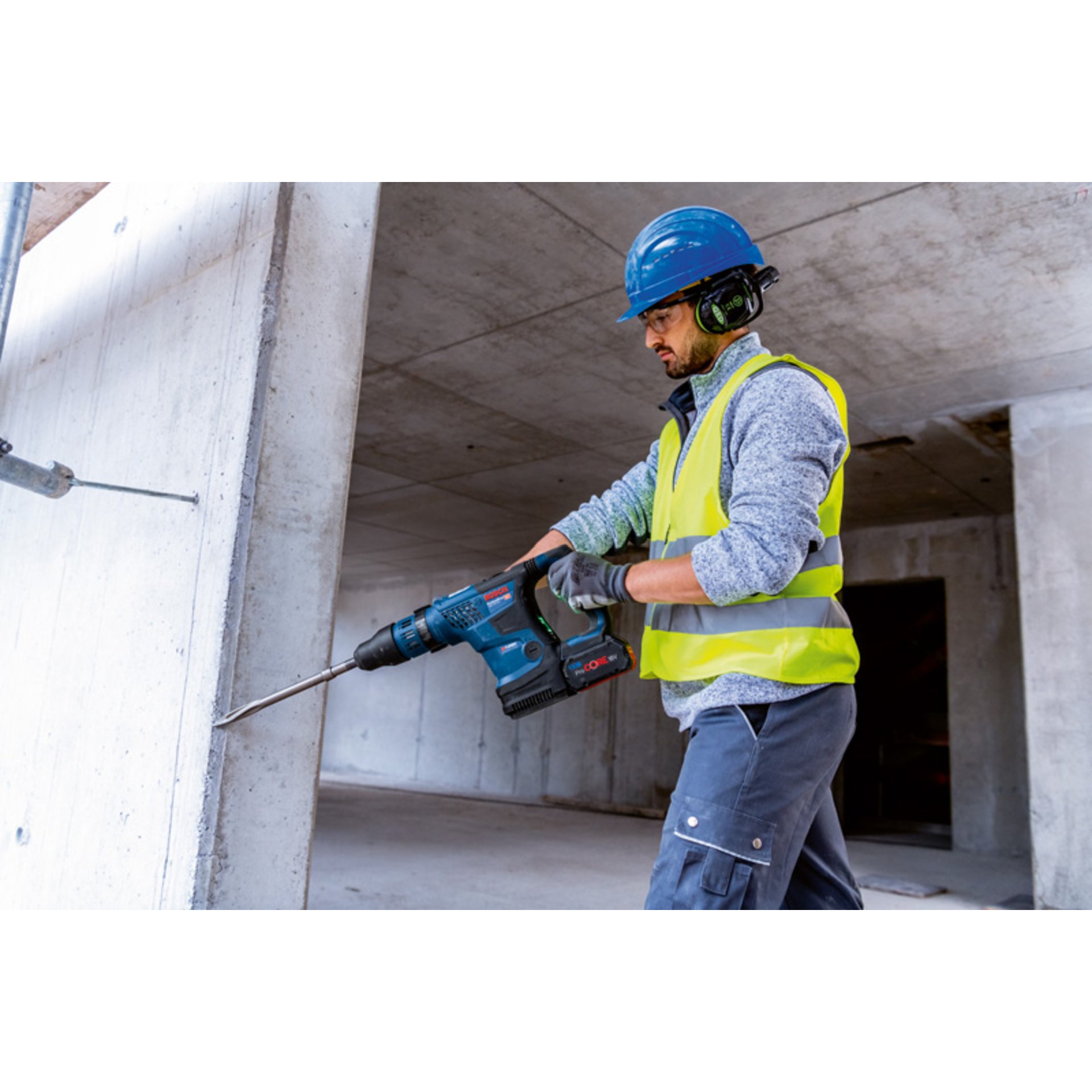Akku-Bohrhammer BITURBO mit SDS max GBH 18V-36 C, 2 x Akku, Handwerkerkoffer