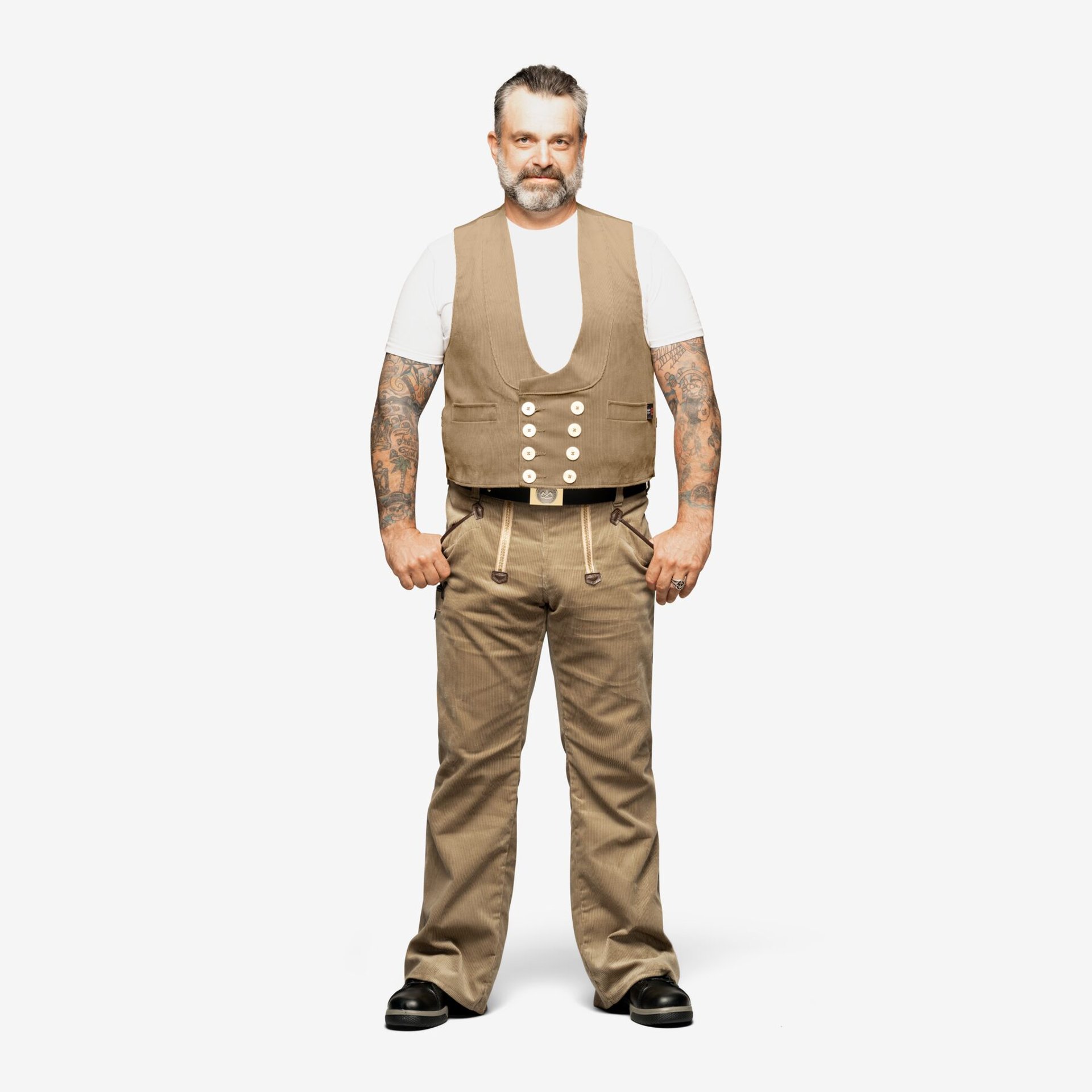 FALK Zunfthose Genuacord beige 88