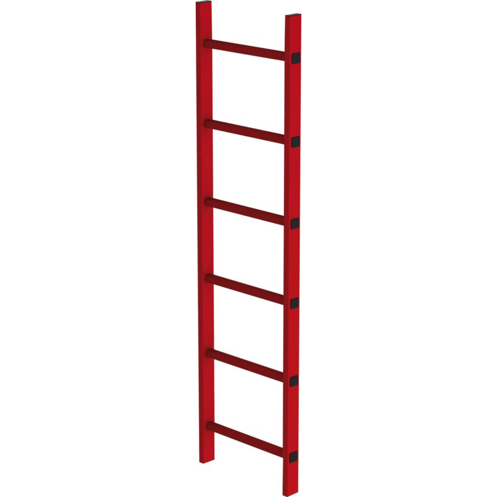 Schachtleiter 6 Sprossen L 1,68 m B450 mm LW 300 mm GFK