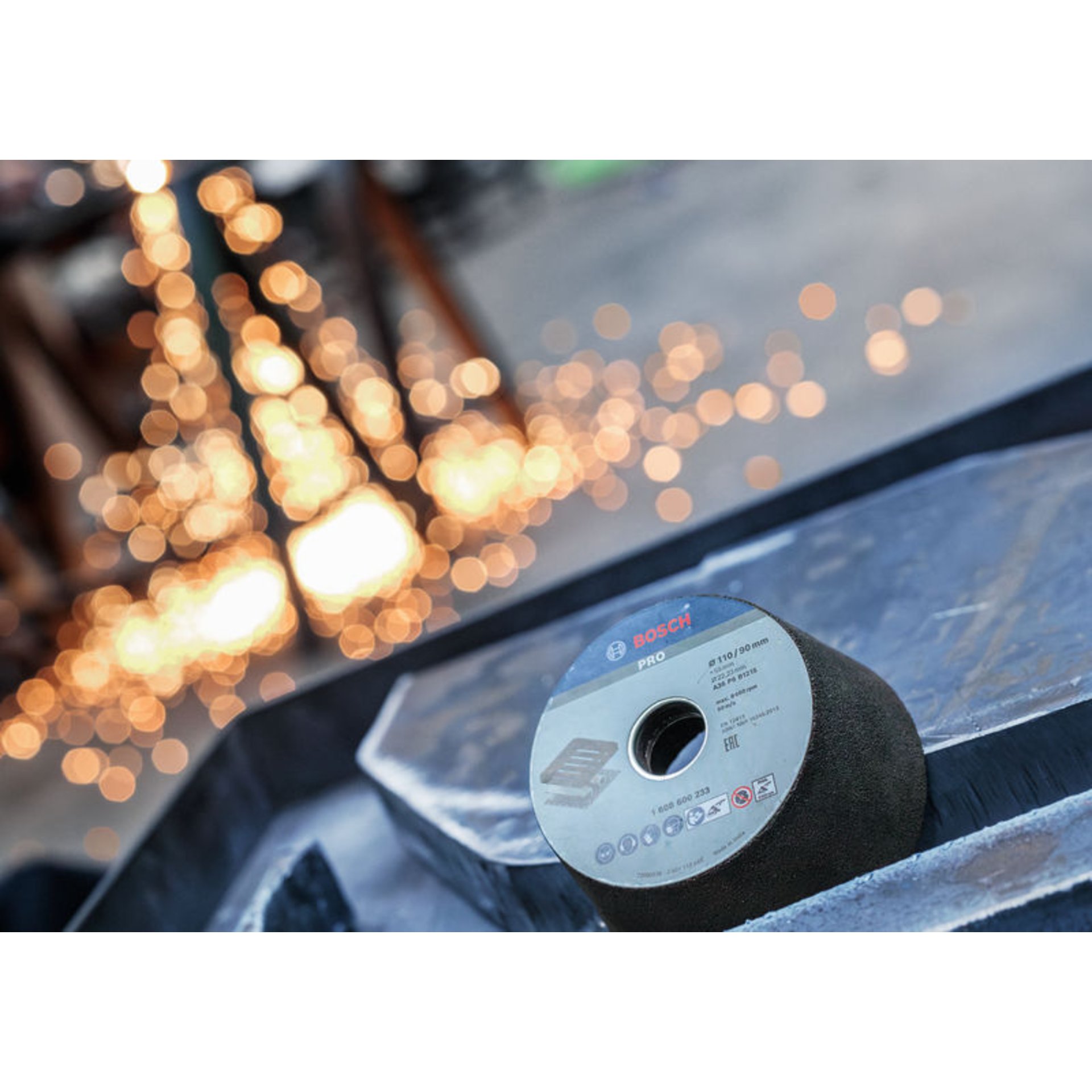 PRO Metal Konischer Schleiftopf, 90 x 110 x 55 mm, K16