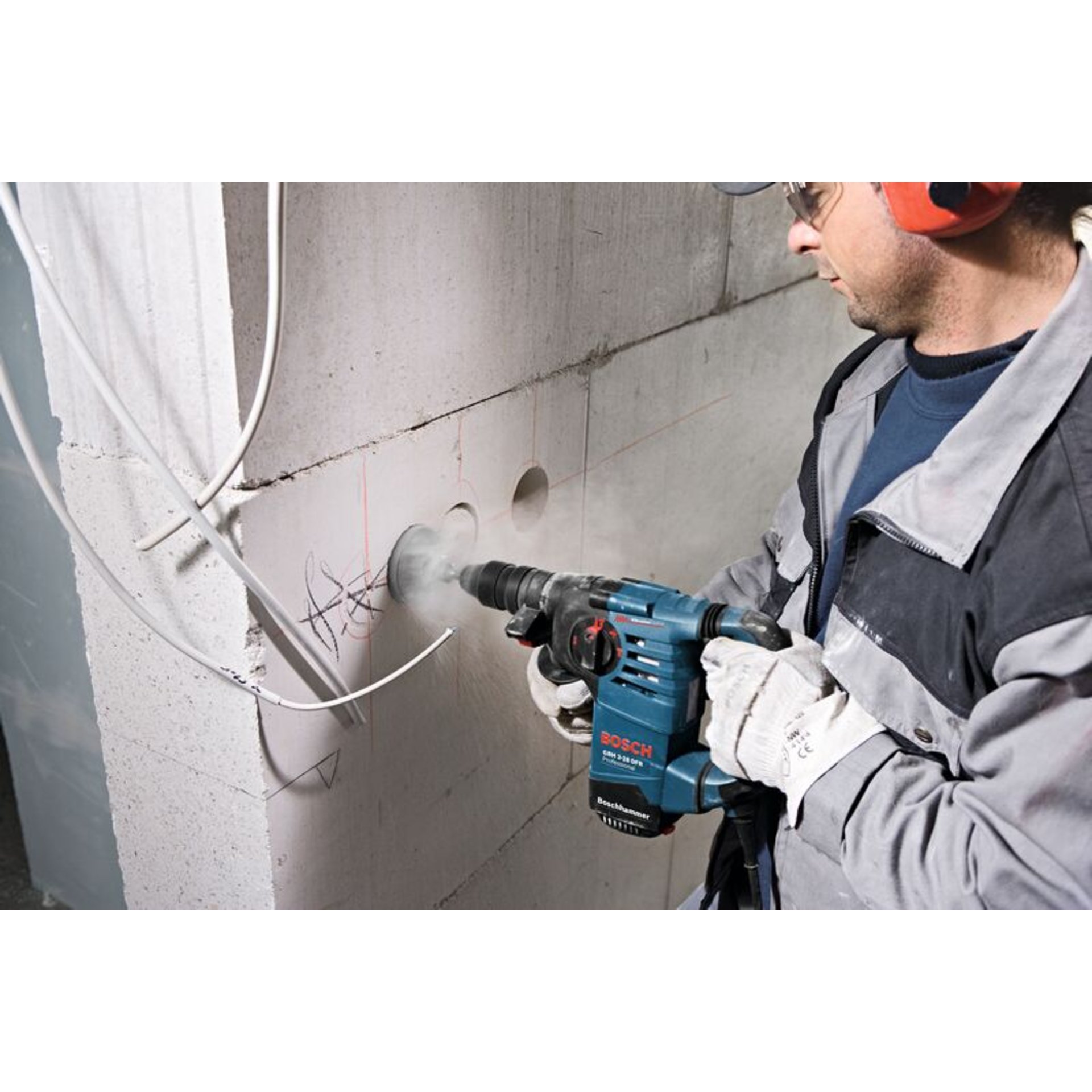 Bohrhammer mit SDS plus GBH 3-28 DFR, Handwerkerkoffer