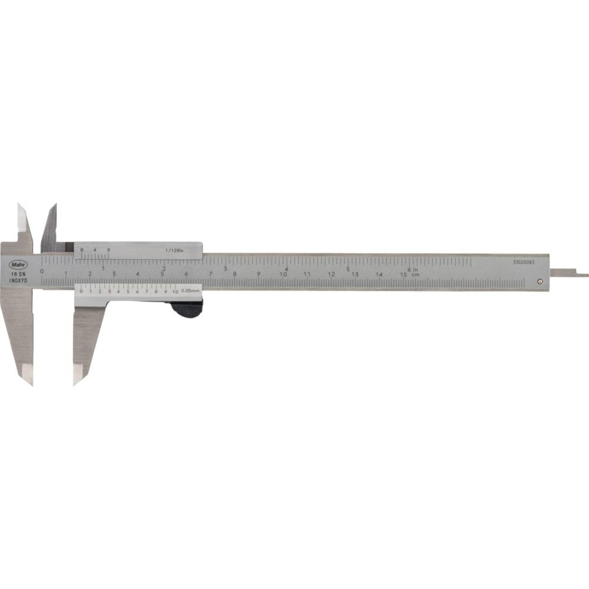 Taschenmessschieber mit rechteckigem Tiefenmaß