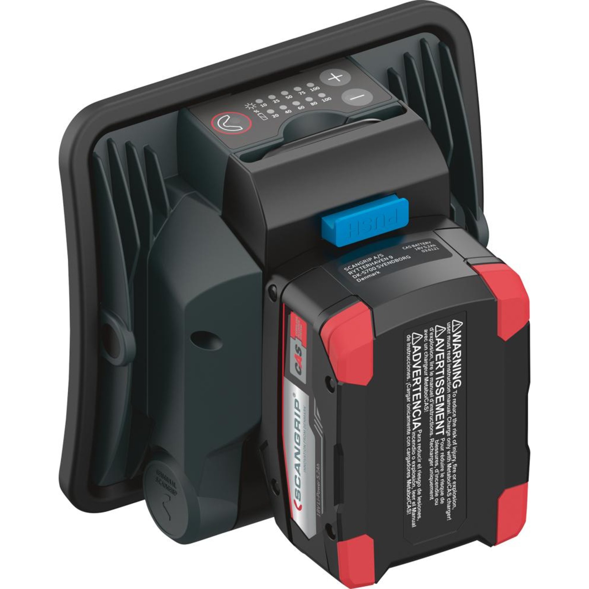 Akku-Arbeitsleuchte NOVA 2 CONNECT 200-2000Lumen ohne Akku SCANGRIP