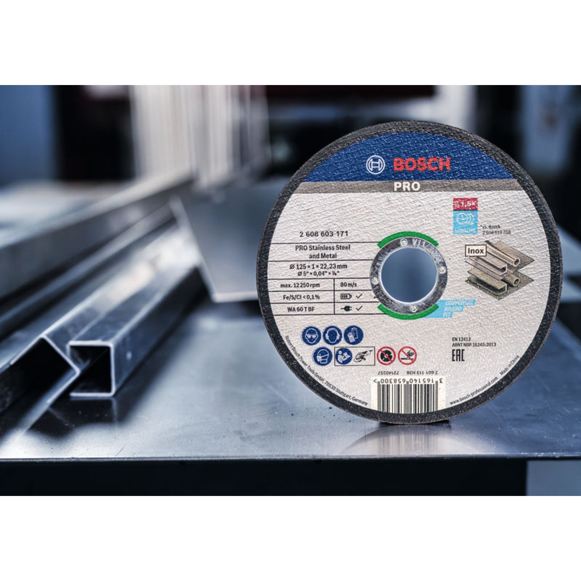 PRO Stainless Steel and Metal Trennscheibe, 115 x 1 x 22.23 mm, gerade, 10-tlg.