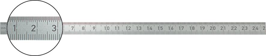 Format Biegsamer Stahlmassstab 1000x18x0,5 mm rostfrei Format Biegsamer Stahlmassstab 1000x18x0,5 mm rostfrei
